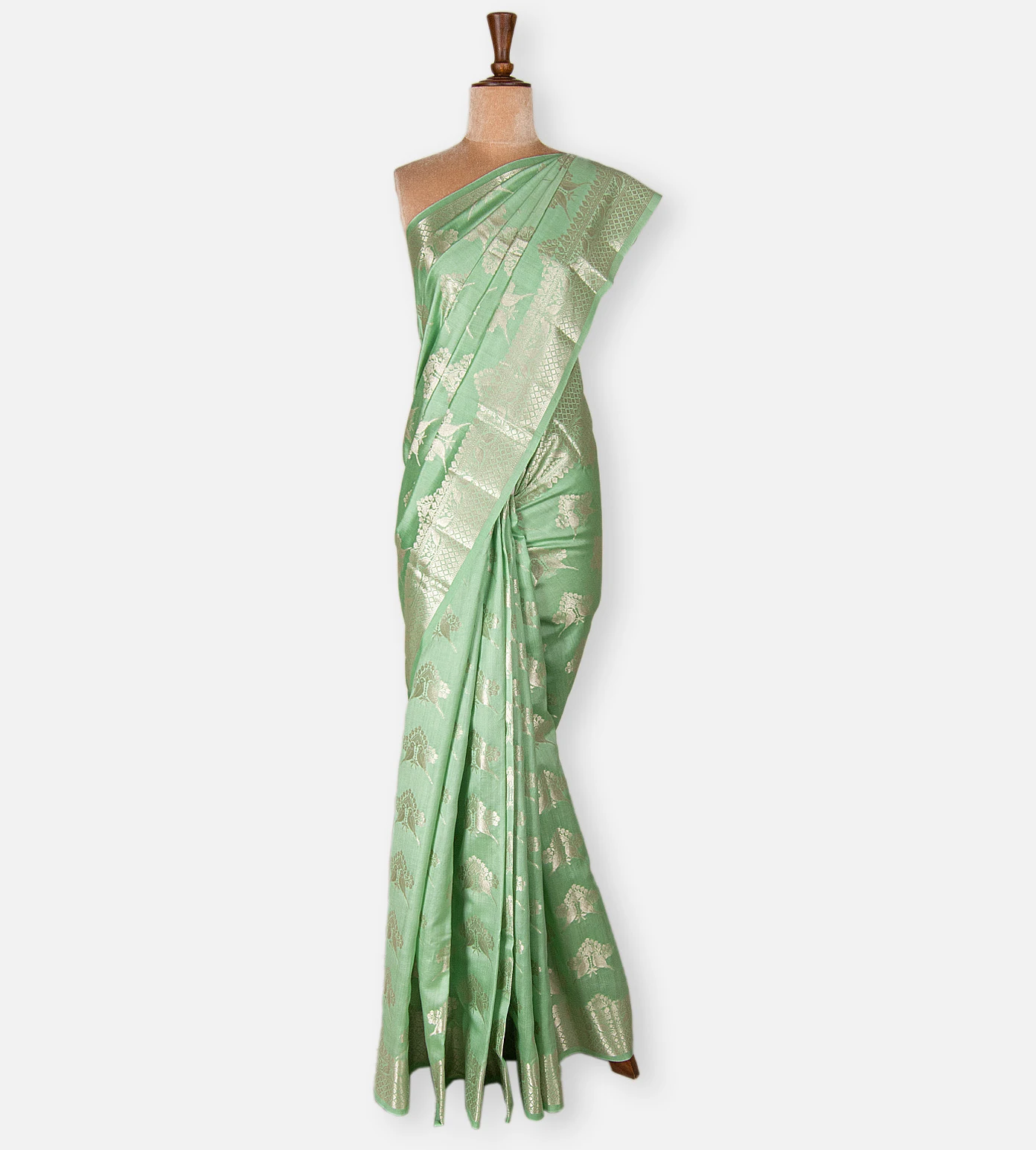 green-chaniya-silk-saree-d08118167-b