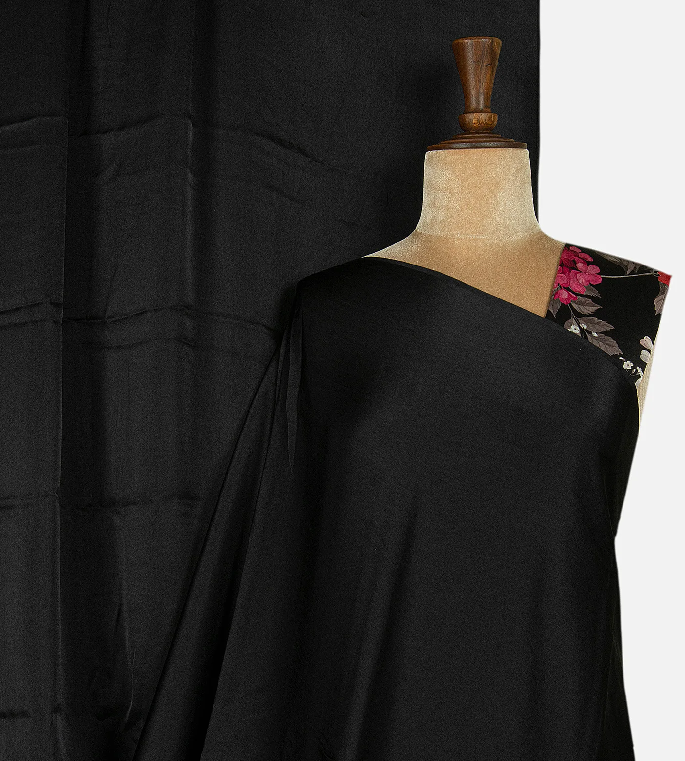 black-satin-crepe-saree-d12140101-a