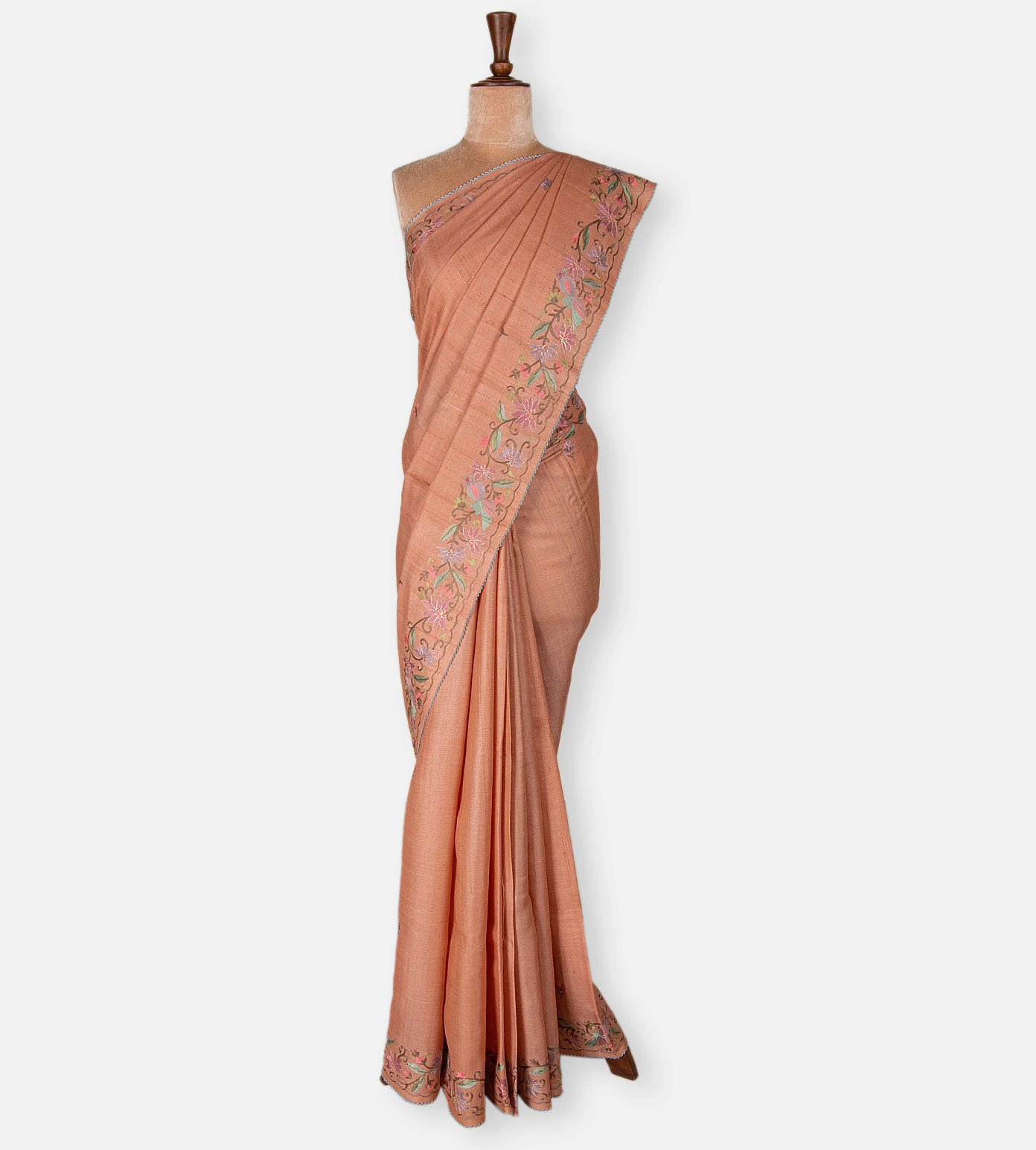 light-peach-tussar-saree-d09124202-b
