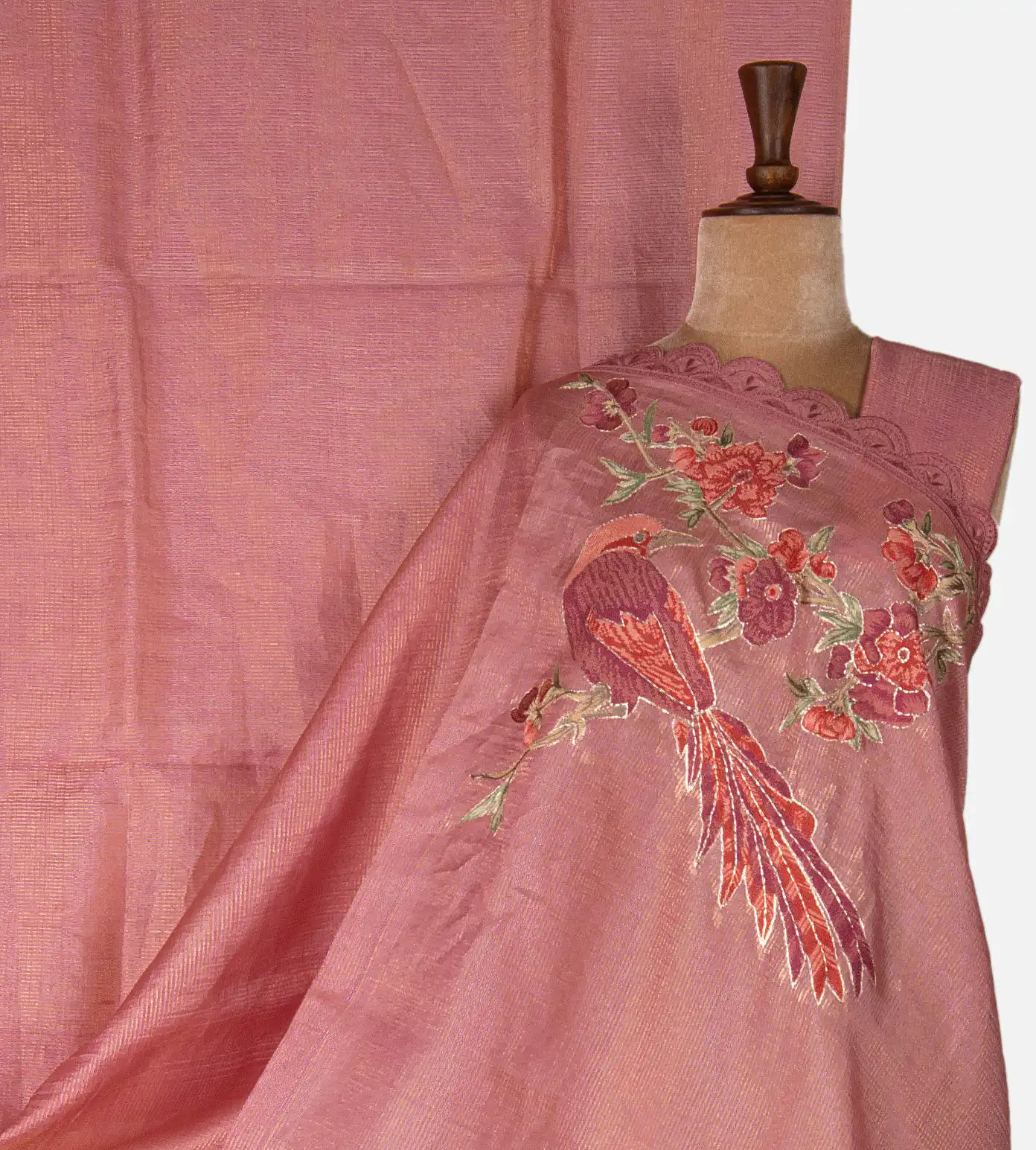 salmon-pink-tussar-saree-d08117290-a