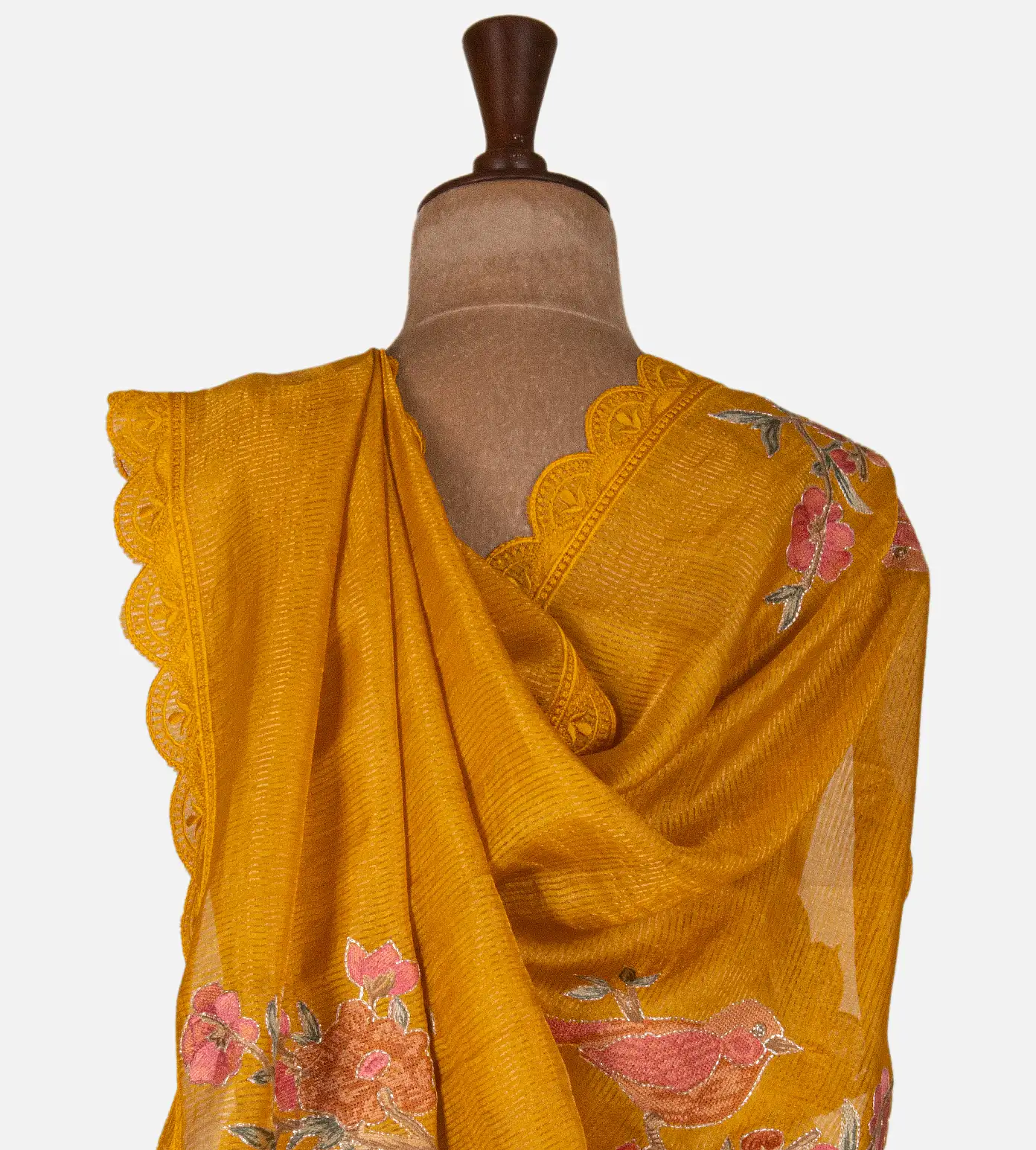 yellow-tussar-saree-d0395892-c