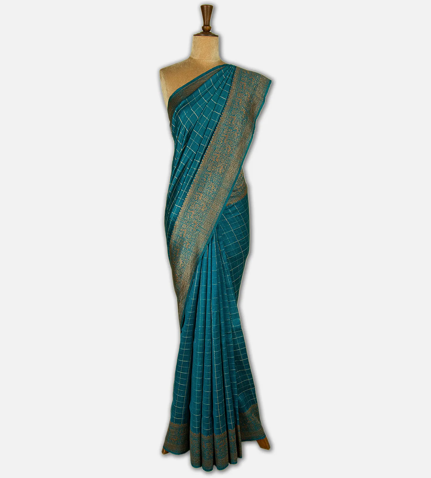 blue-banarasi-tussar-saree-d05105152-b