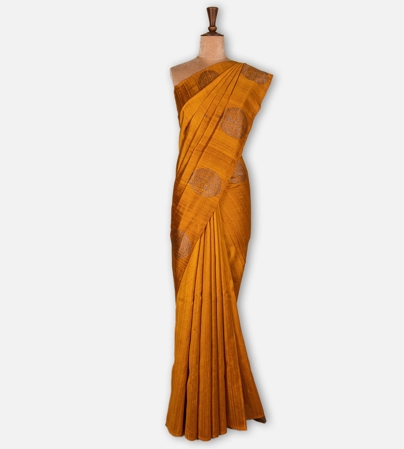 yellow-banarasi-tussar-saree-d09122721-b