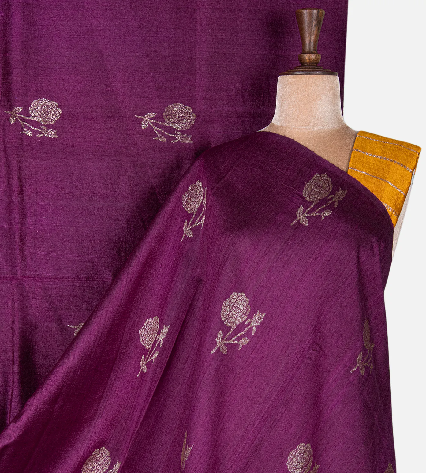 dark-pink-banarasi-tussar-saree-d09122725-a