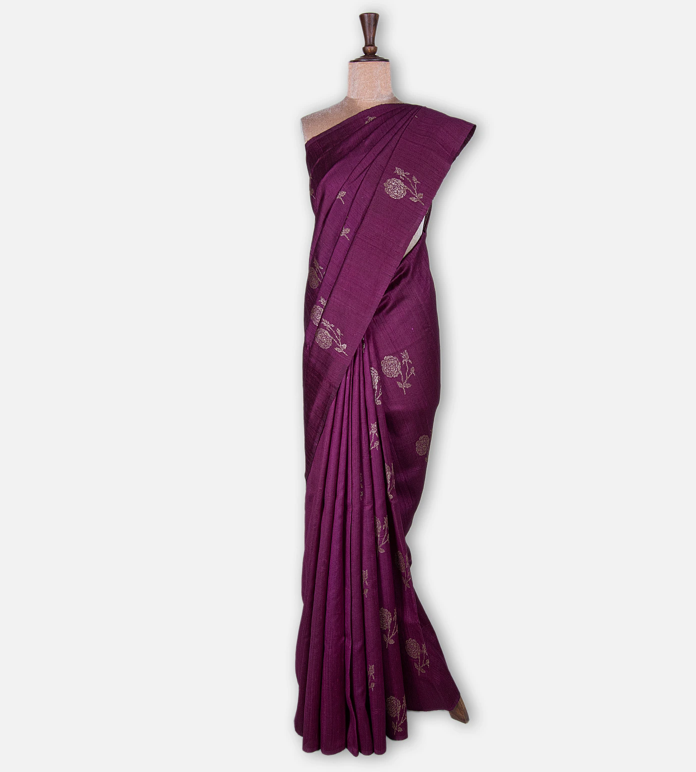 dark-pink-banarasi-tussar-saree-d09122725-b