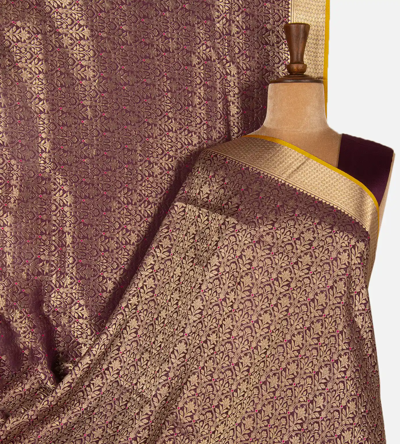 dark-pink-banaras-crepe-saree-d11139594-a