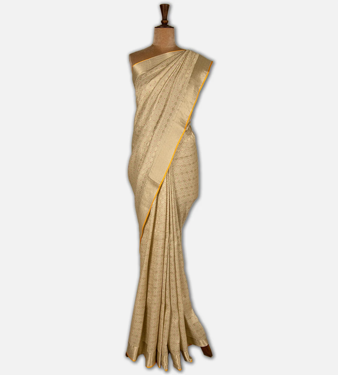 creme-banarasi-crepe-saree-d12141226-b
