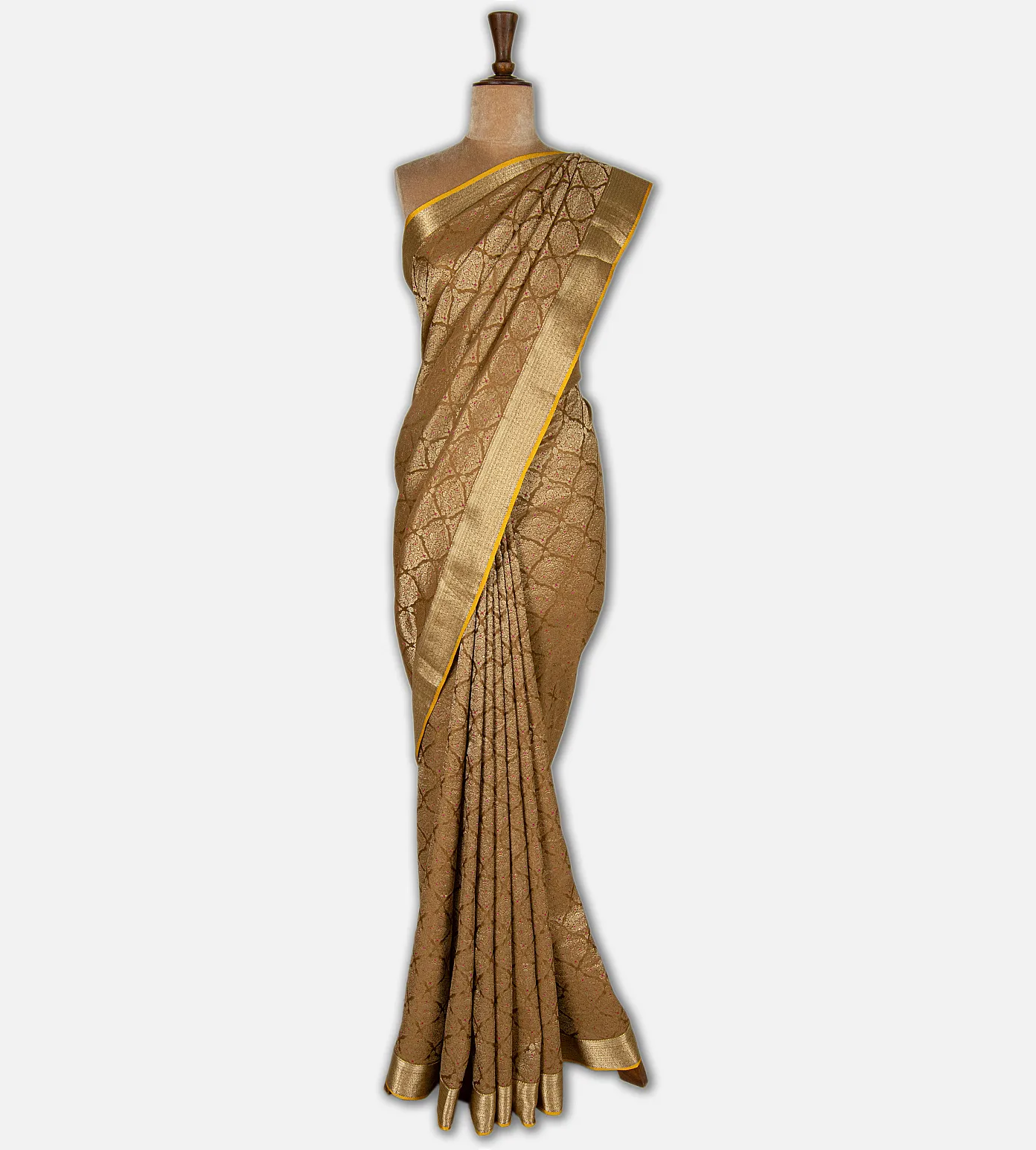 dark-beige-banarasi-crepe-saree-d08120050-b