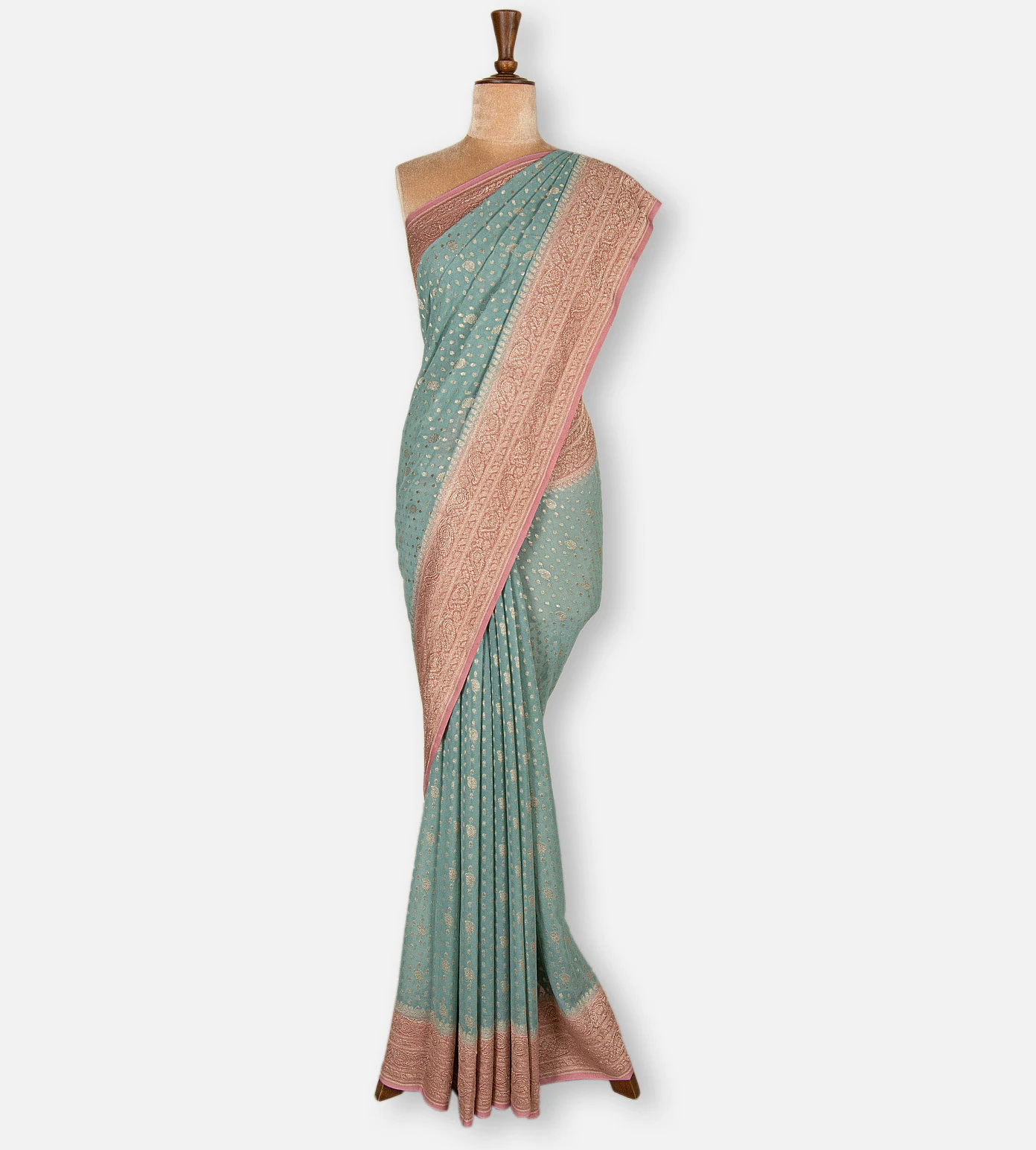 light-blue-banarasi-georgette-saree-d11140007-b
