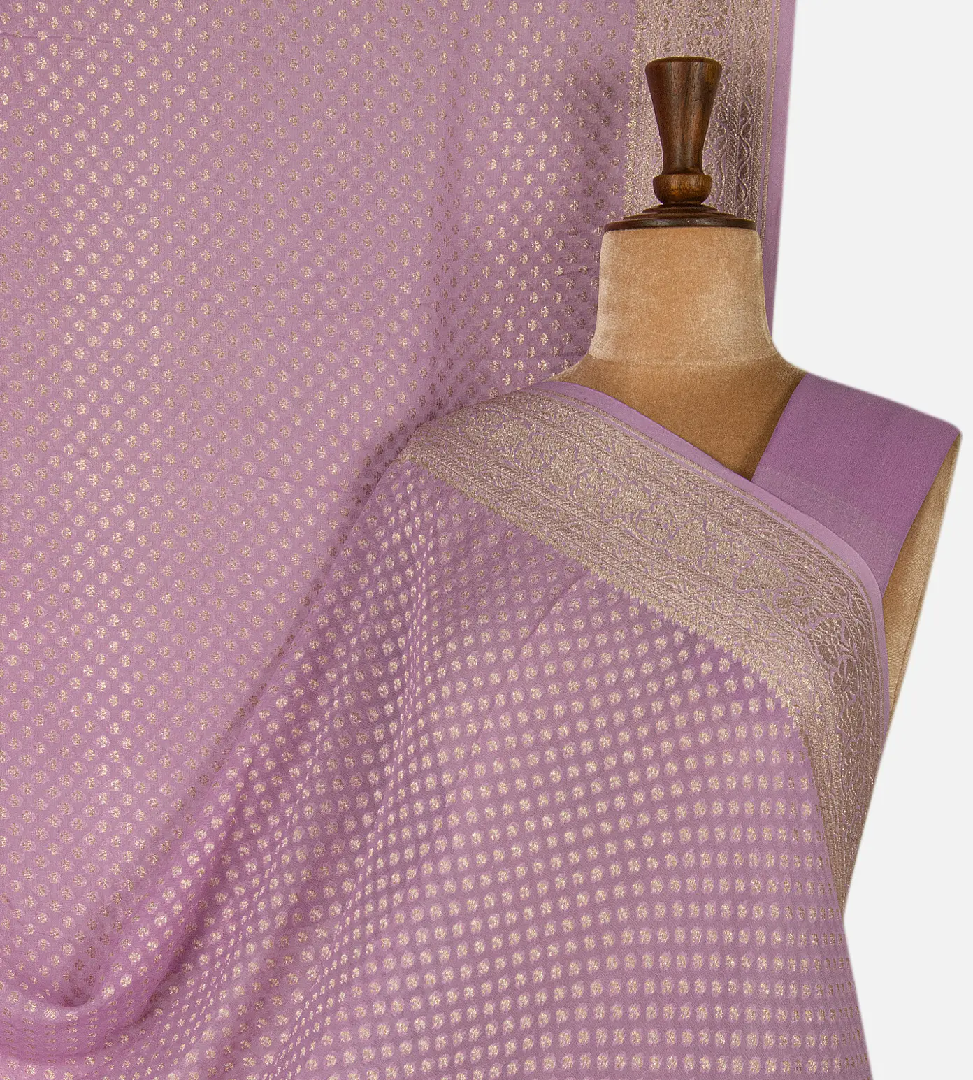 lavender-banarasi-georgette-saree-d11140001-a