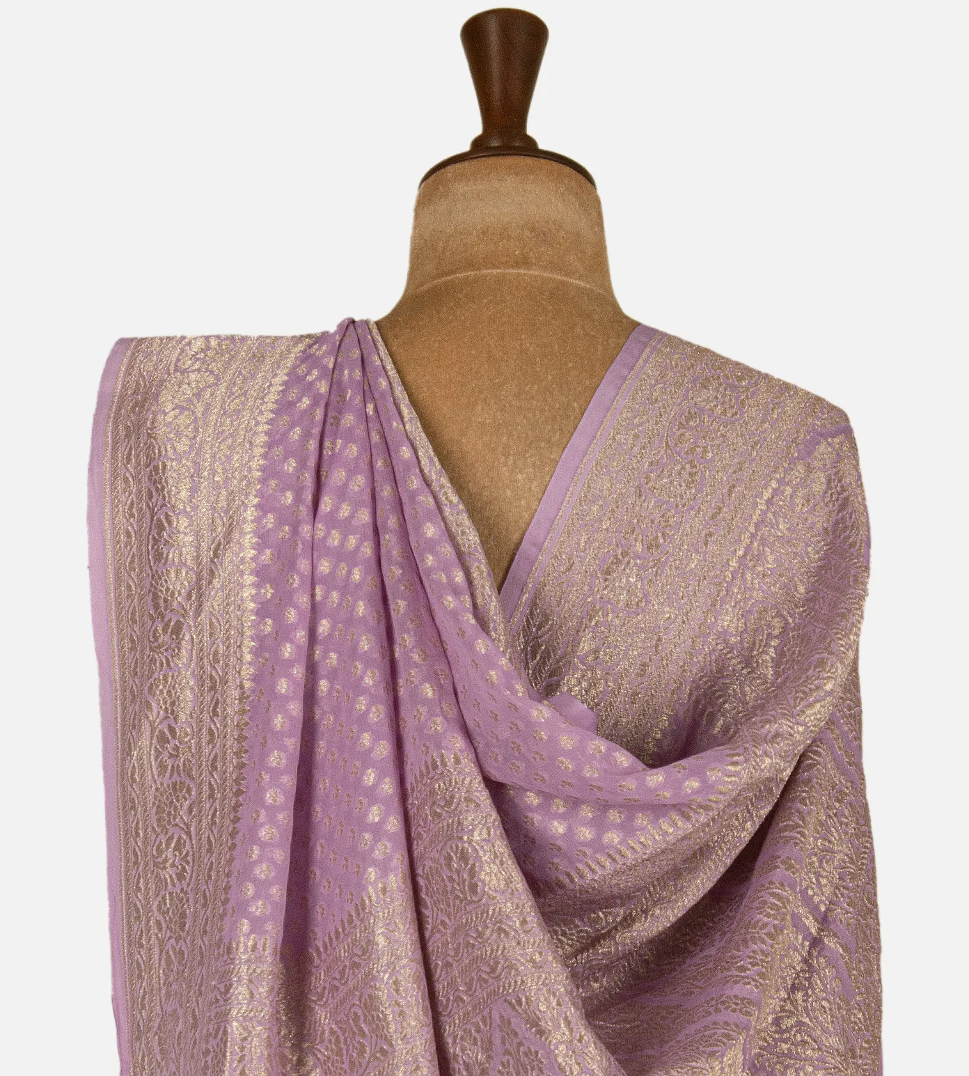 lavender-banarasi-georgette-saree-d11140001-c