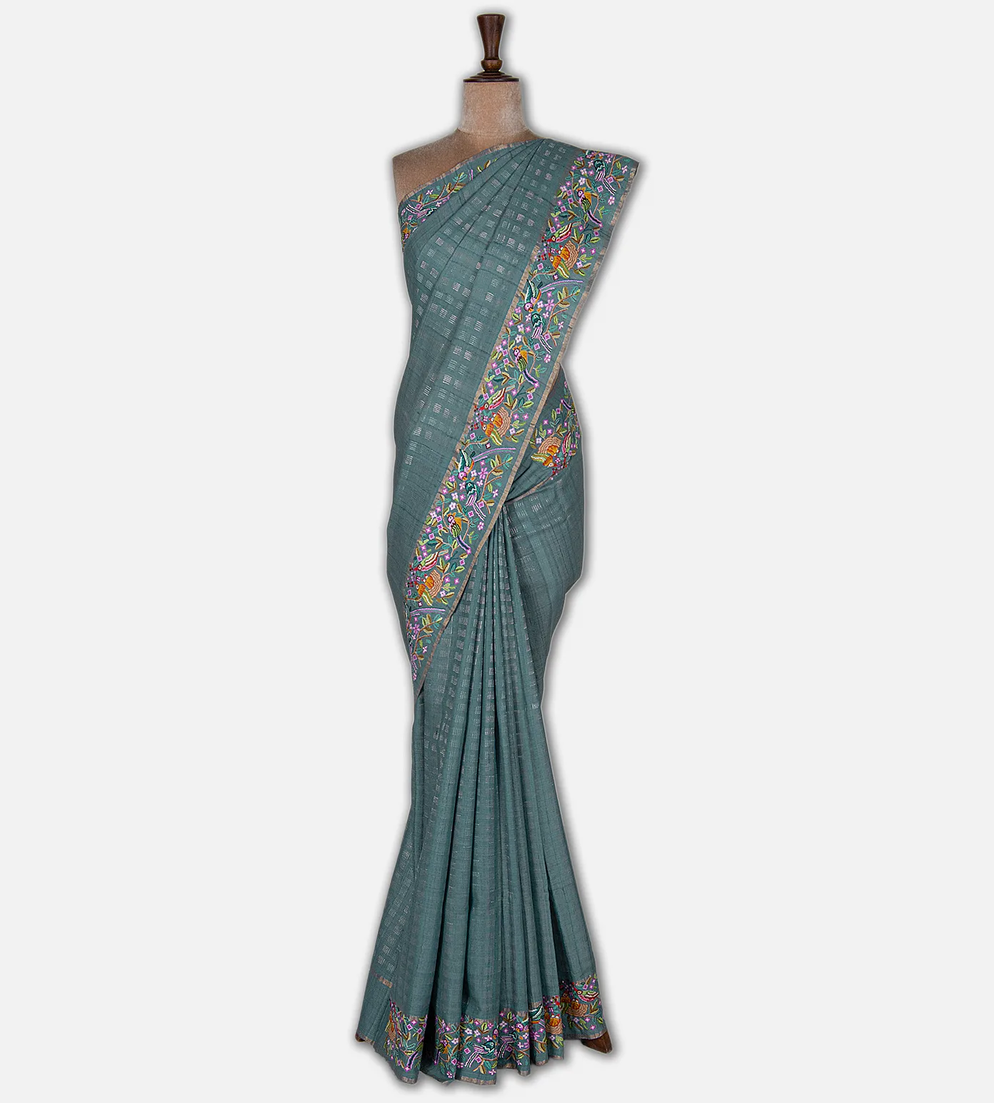 powder-blue-tussar-saree-d09125949-b