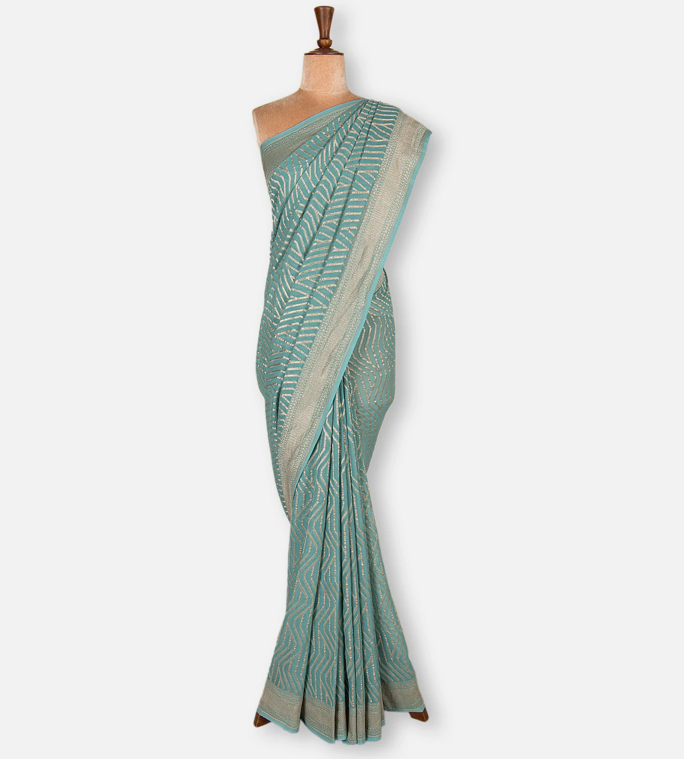 blue-banarasi-georgette-saree-d11139998-b
