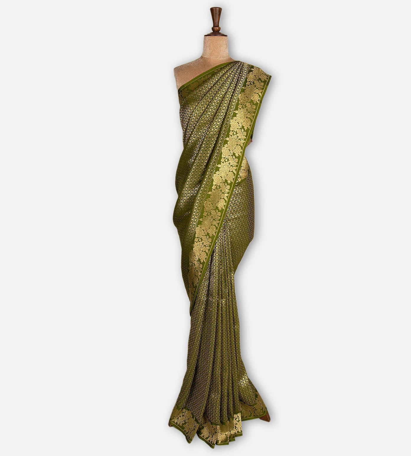 green-banarasi-silk-saree-d08118015-b