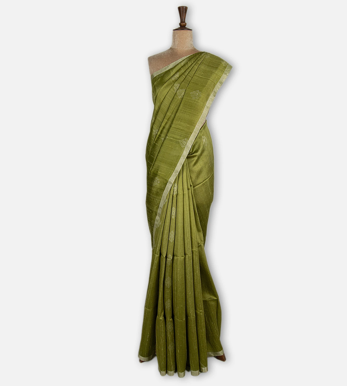 olive-green-raw-silk-saree-d09128676-b
