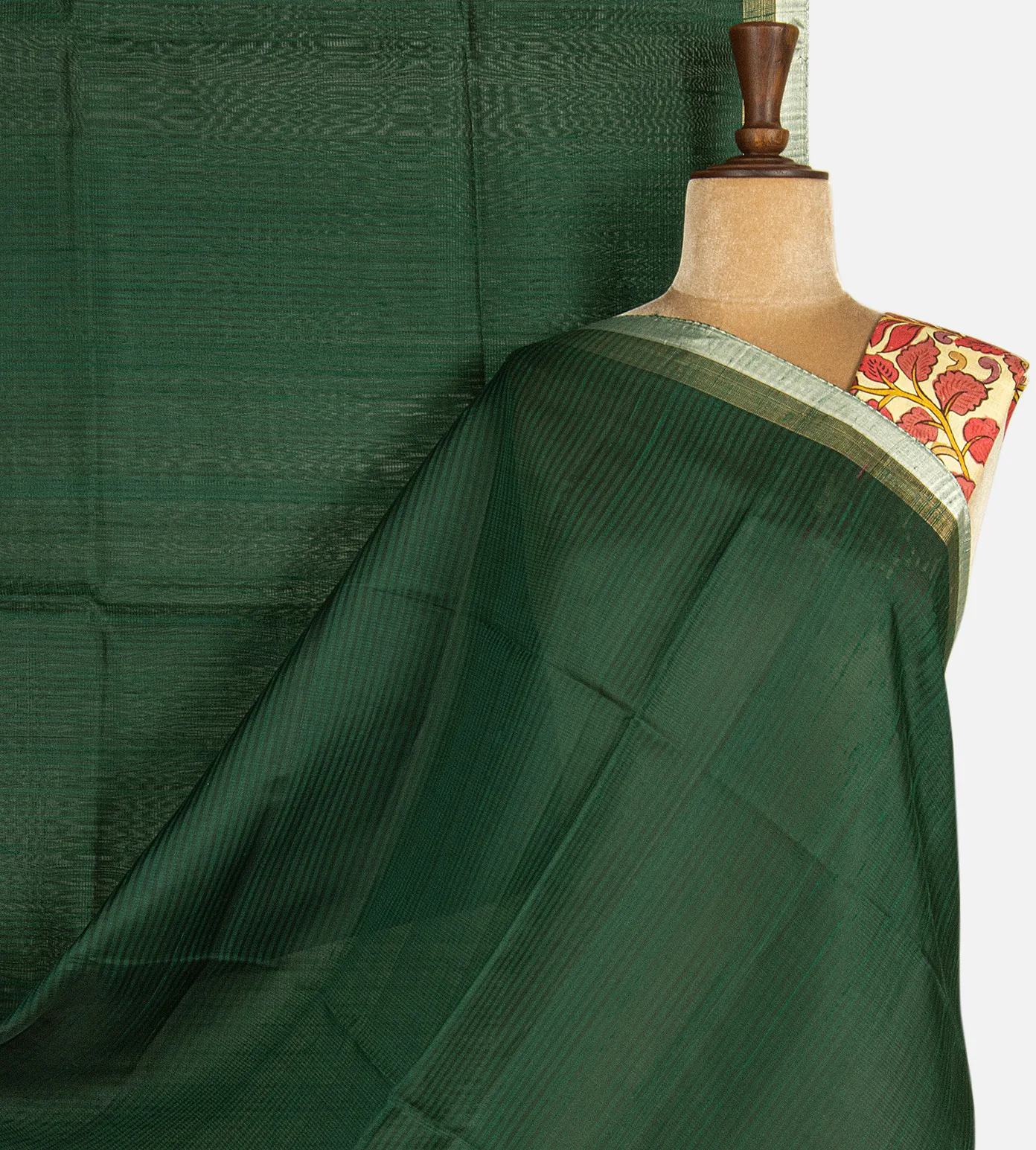 green-and-black-raw-silk-saree-d11138678-a