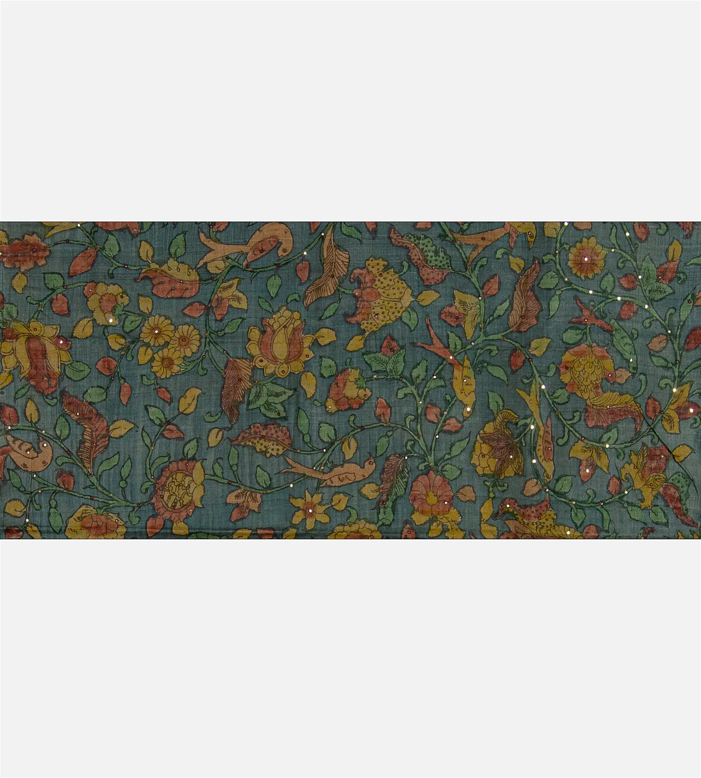 beige-tussar-saree-with-kalamkari-blouse-d12142543-d