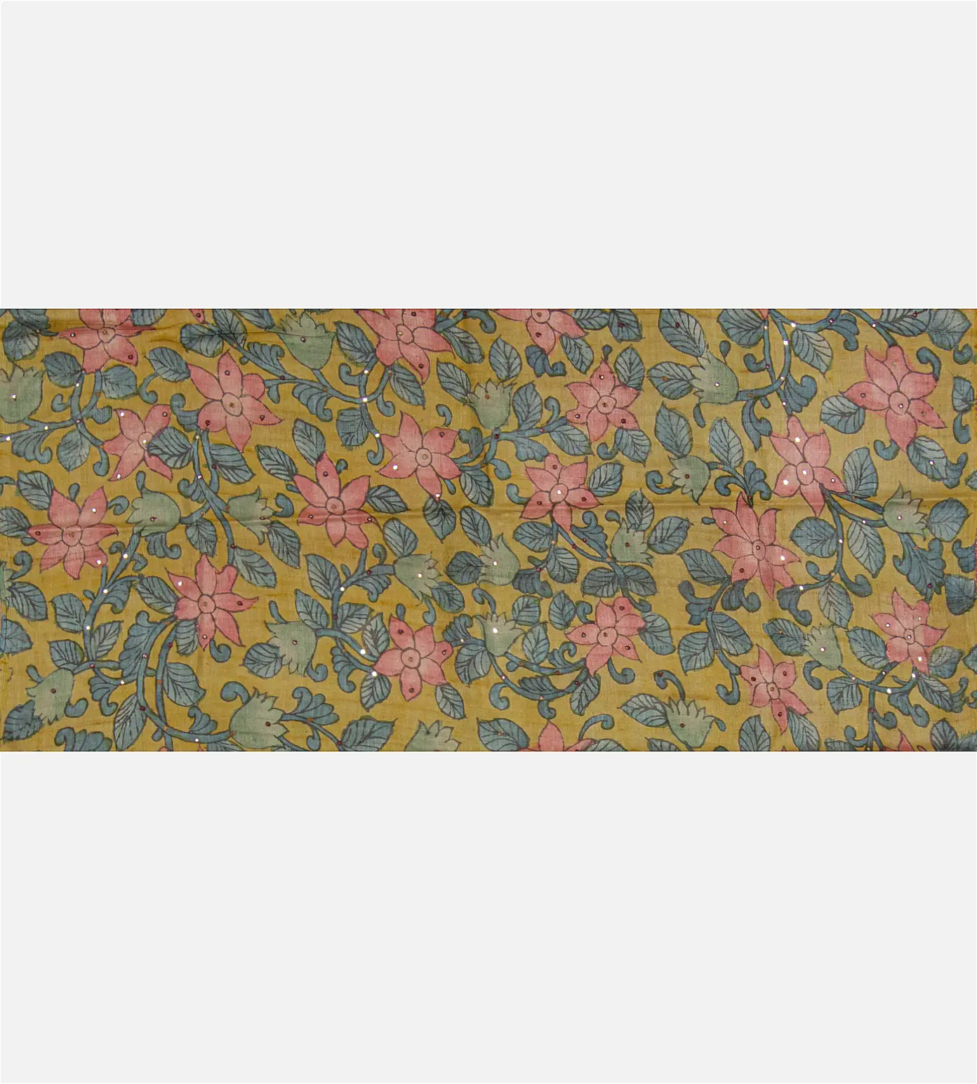 beige-tussar-saree-with-kalamkari-blouse-d12142544-d