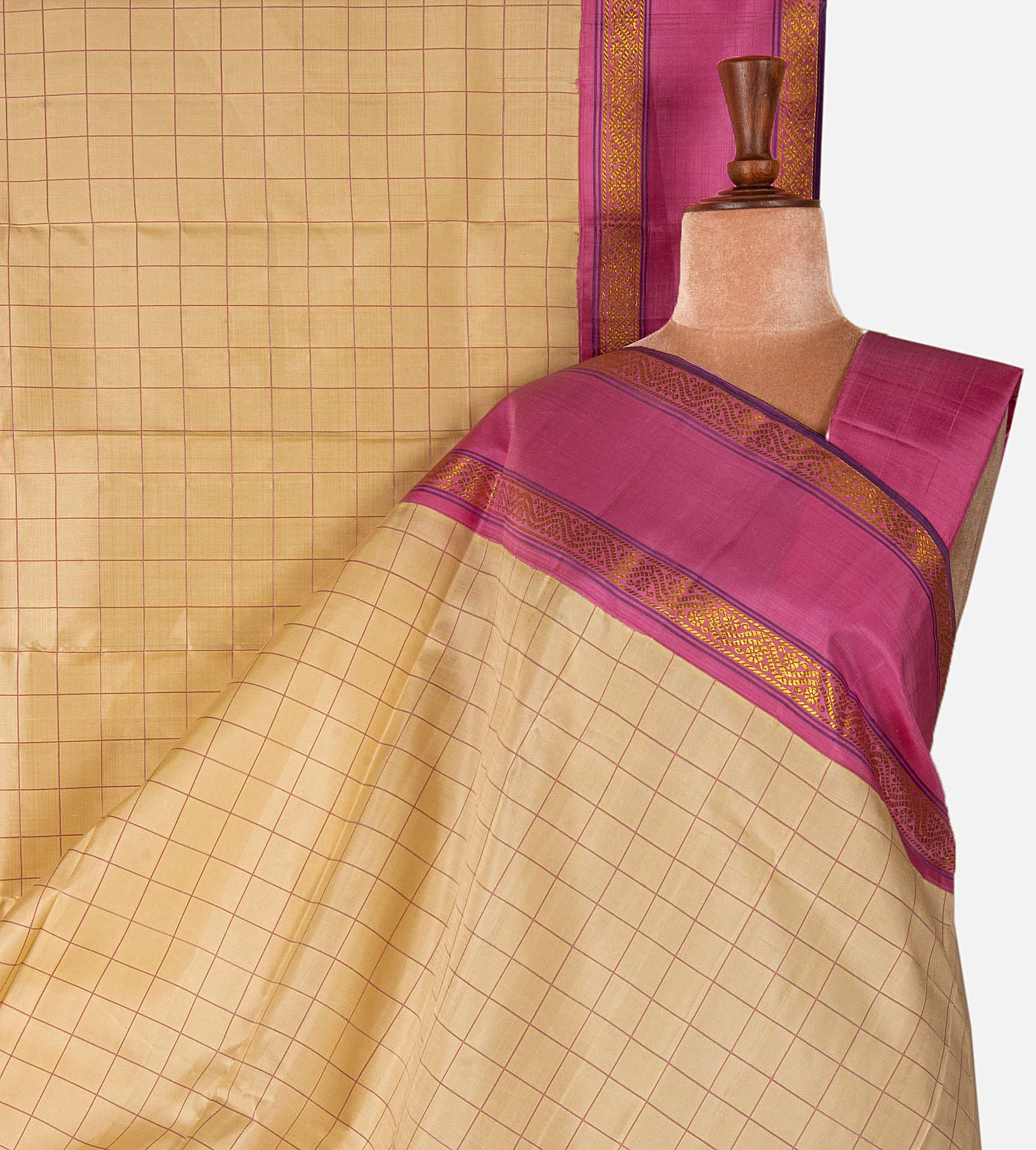 light-beige-kanchipuram-silk-saree-d12140994-a