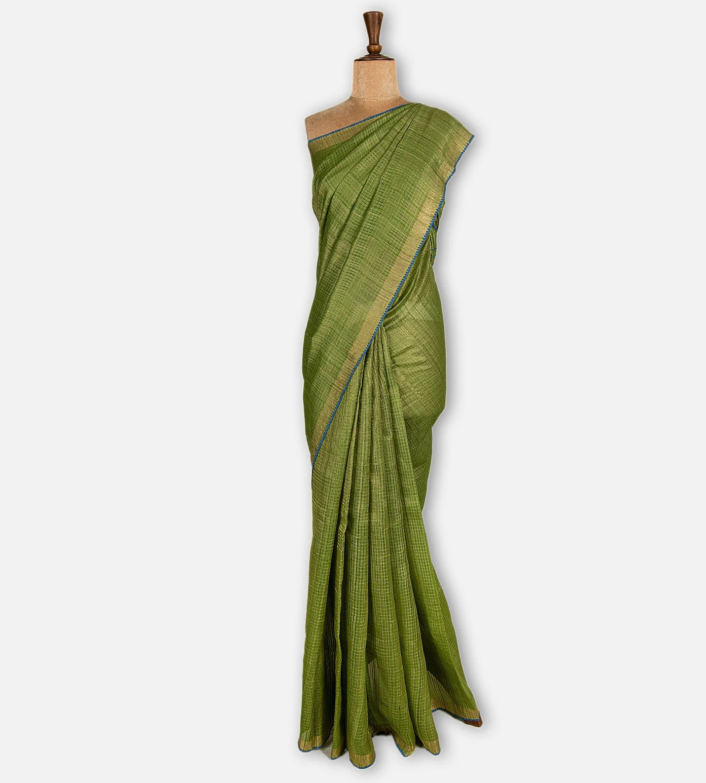 light-green-tussar-saree-d12142528-b