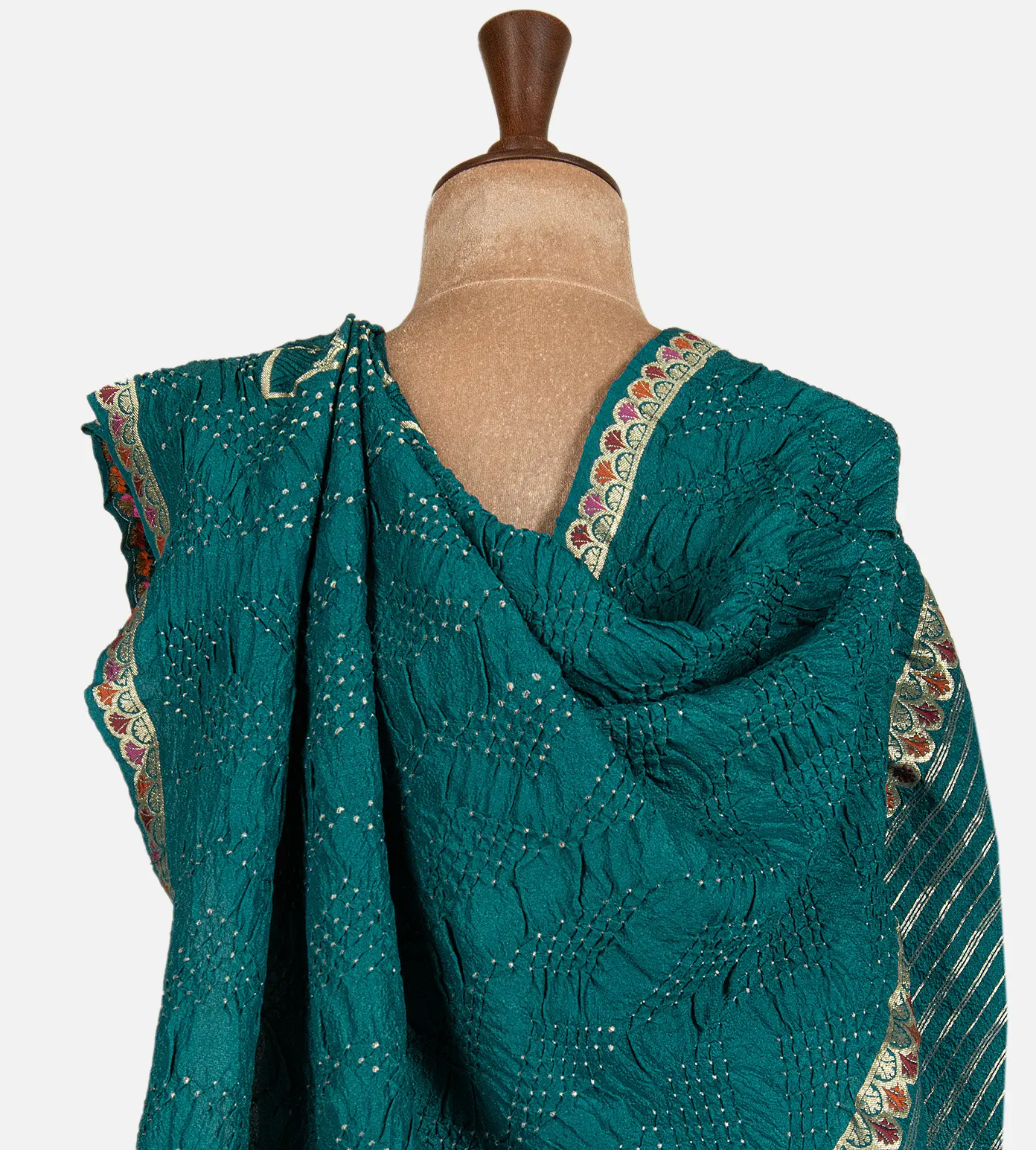 blue-bandhani-tussar-georgette-saree-d04102976-c