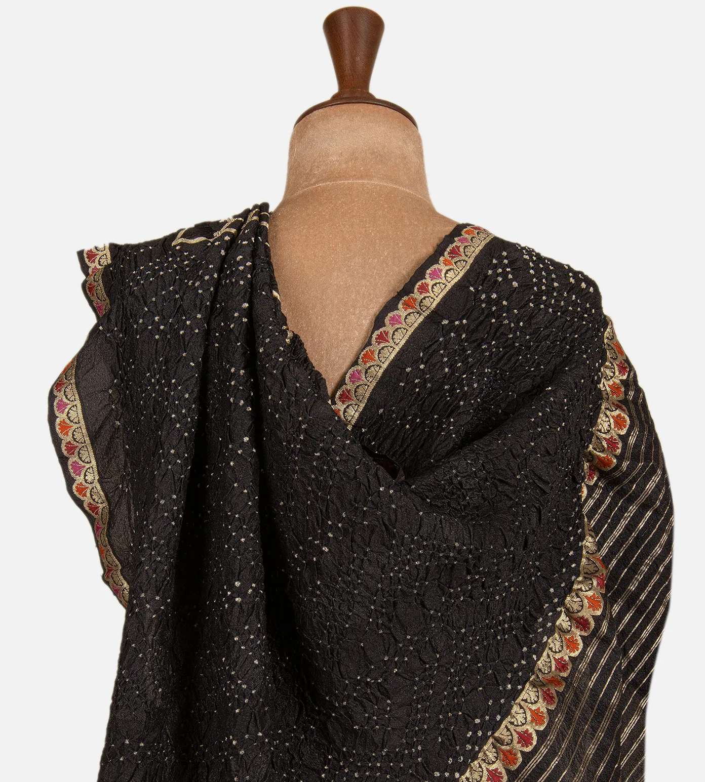 black-bandhani-tussar-georgette-saree-d04102975-c