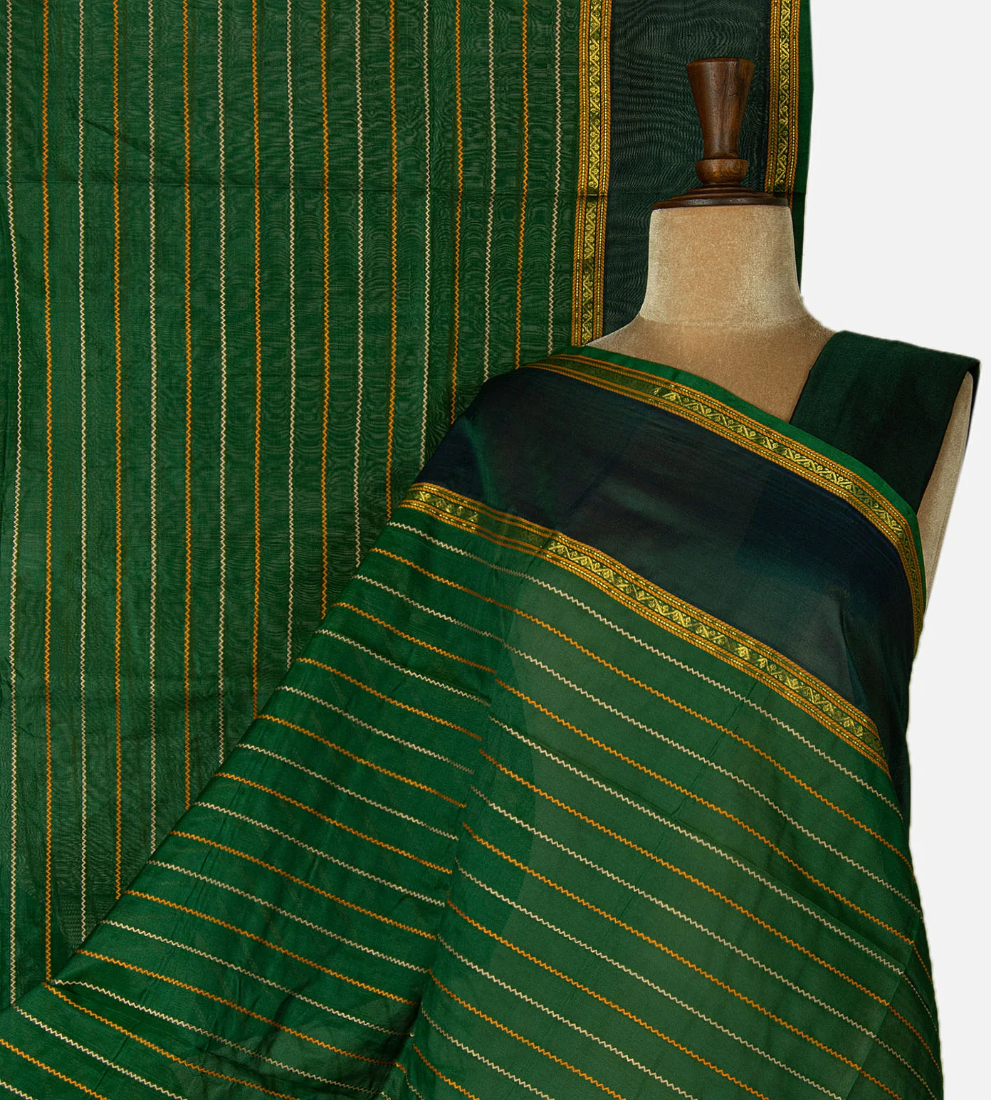 green-cotton-silk-saree-d12140574-a