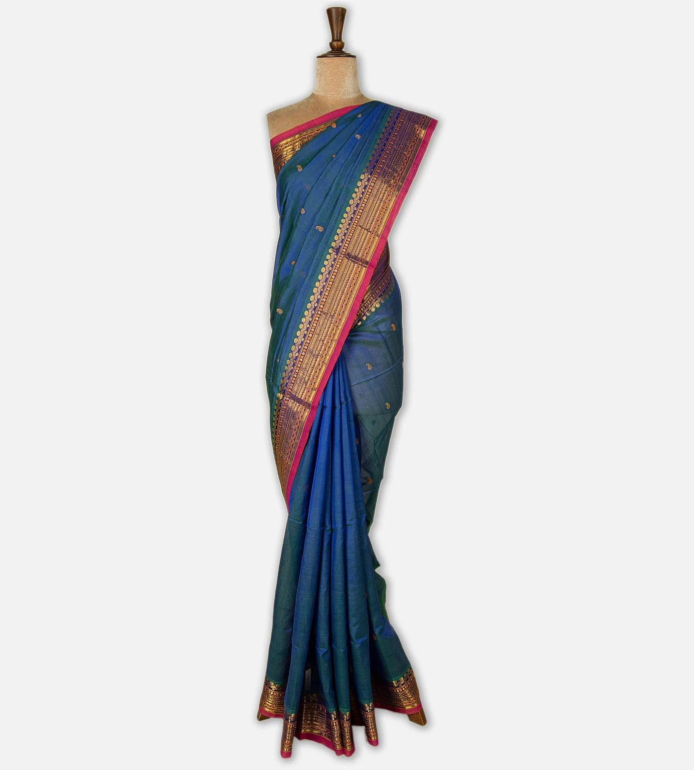 peacock-blue-cotton-silk-saree-e01147255-b
