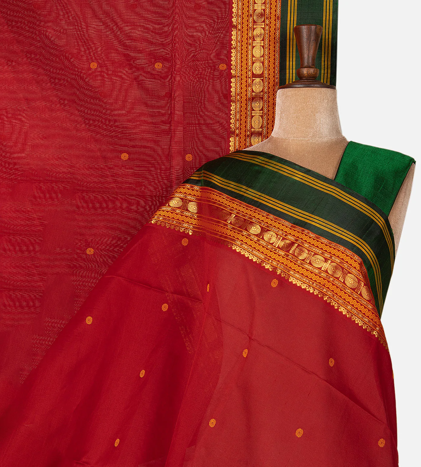 red-cotton-silk-saree-d09120600-a