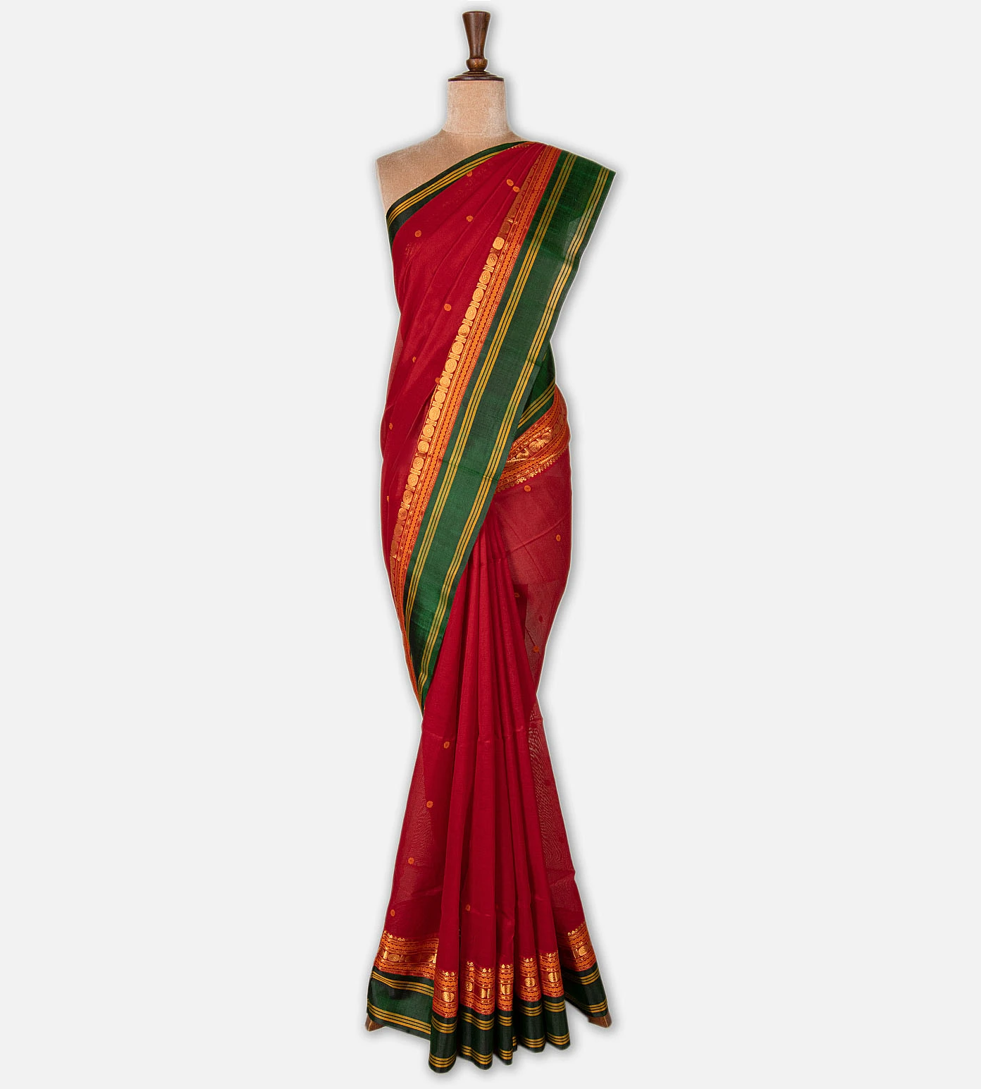 red-cotton-silk-saree-d09120600-b