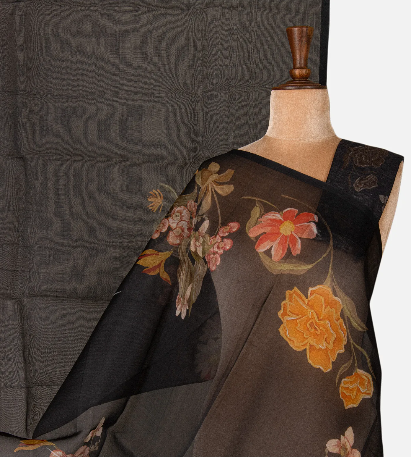 black-organza-saree-d12143404-a