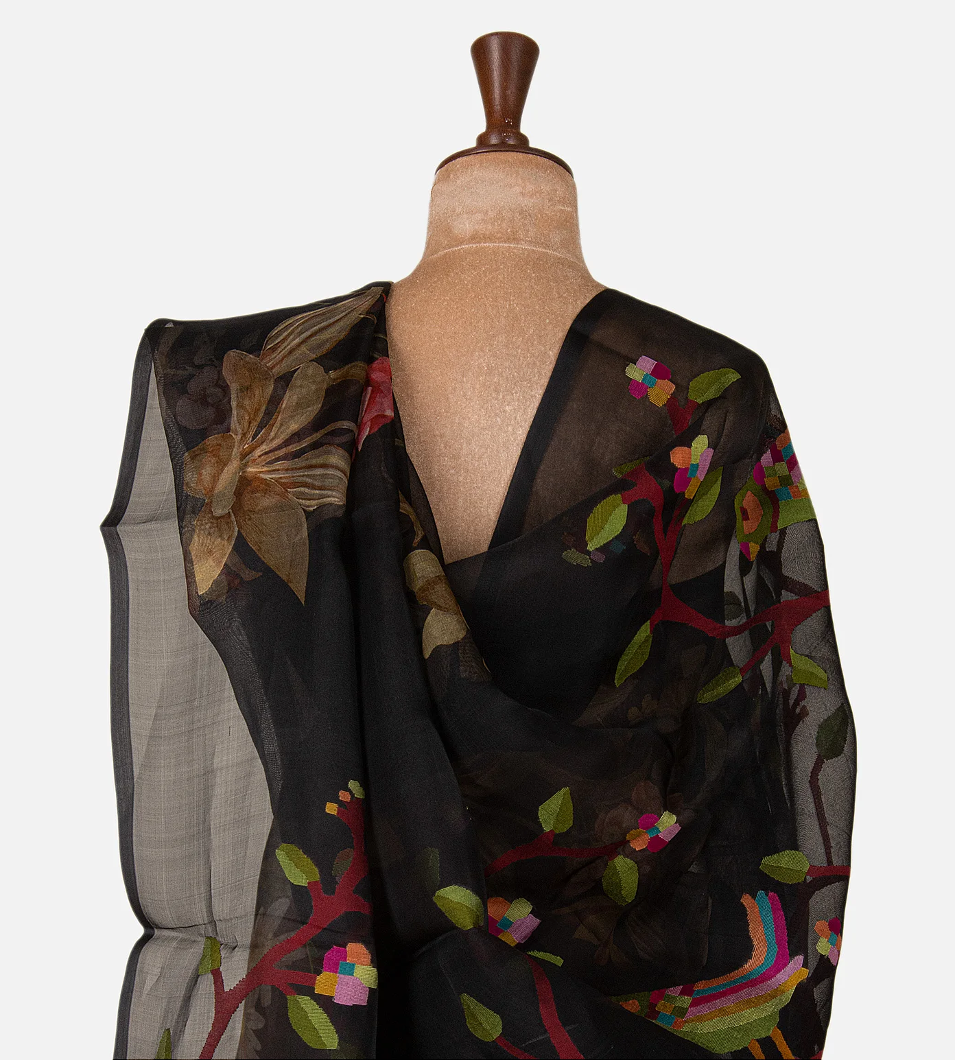 black-organza-saree-d12143404-c