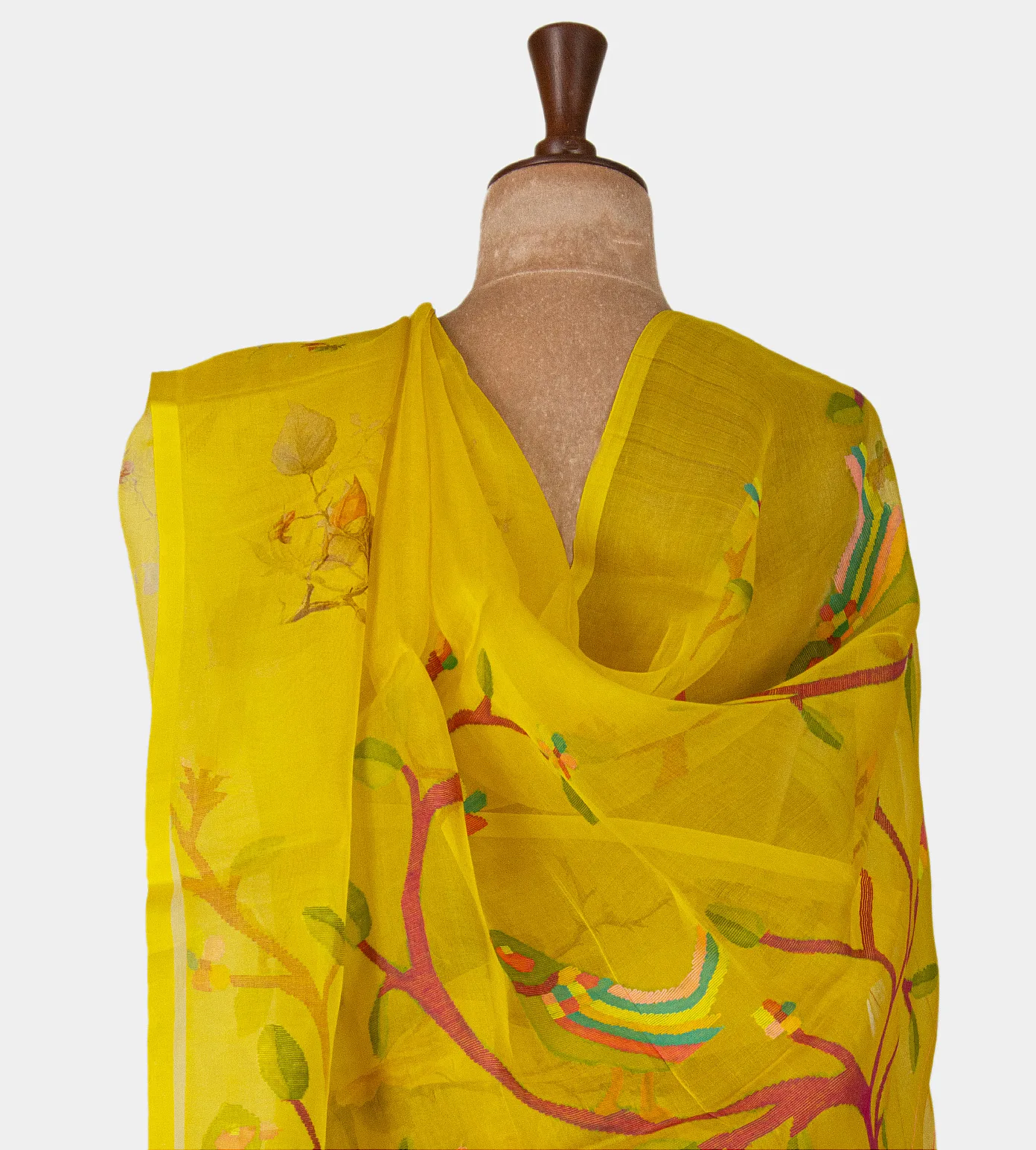 yellow-organza-saree-d12143397-c