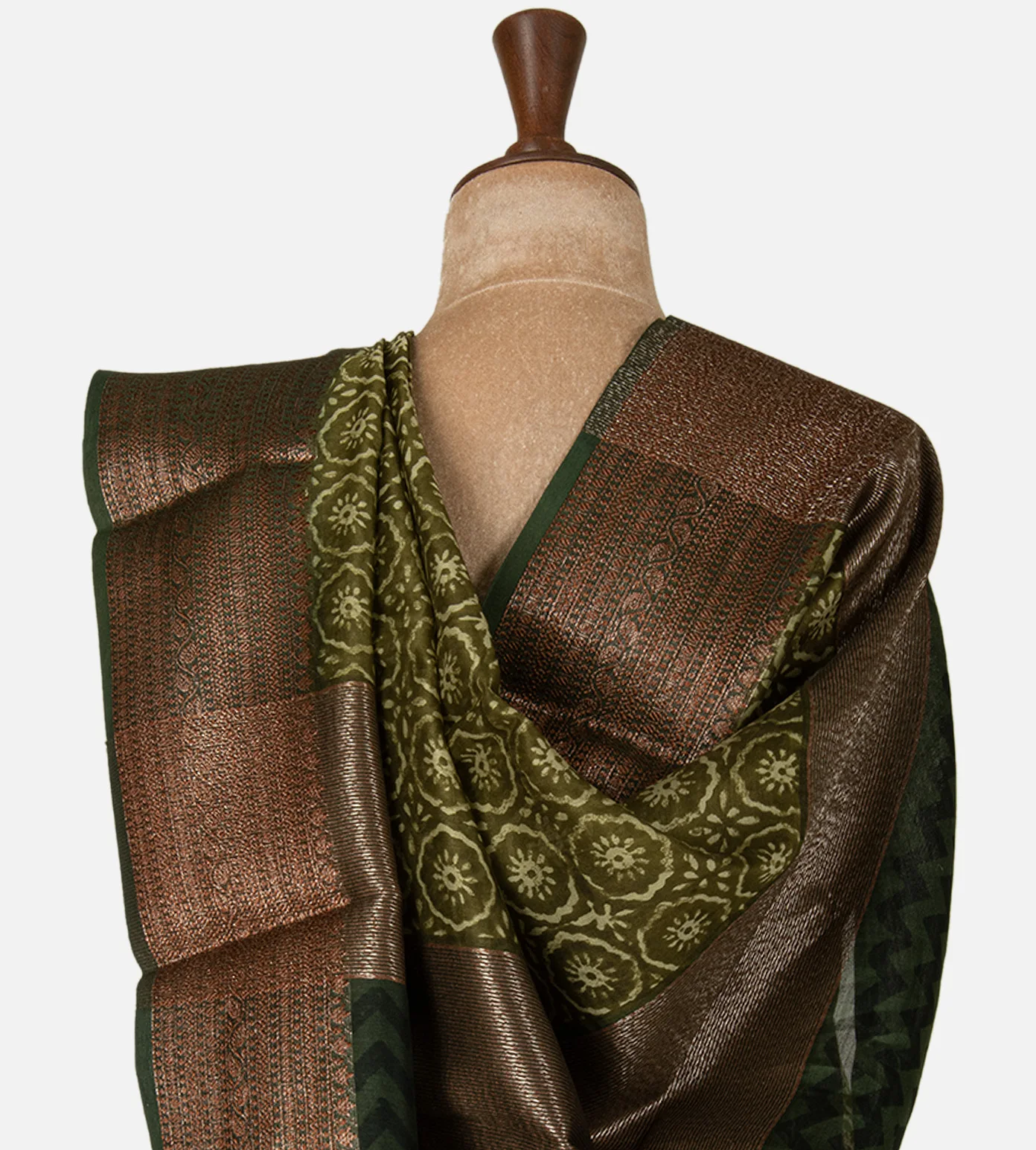 green-chanderi-cotton-saree-d09123099-c