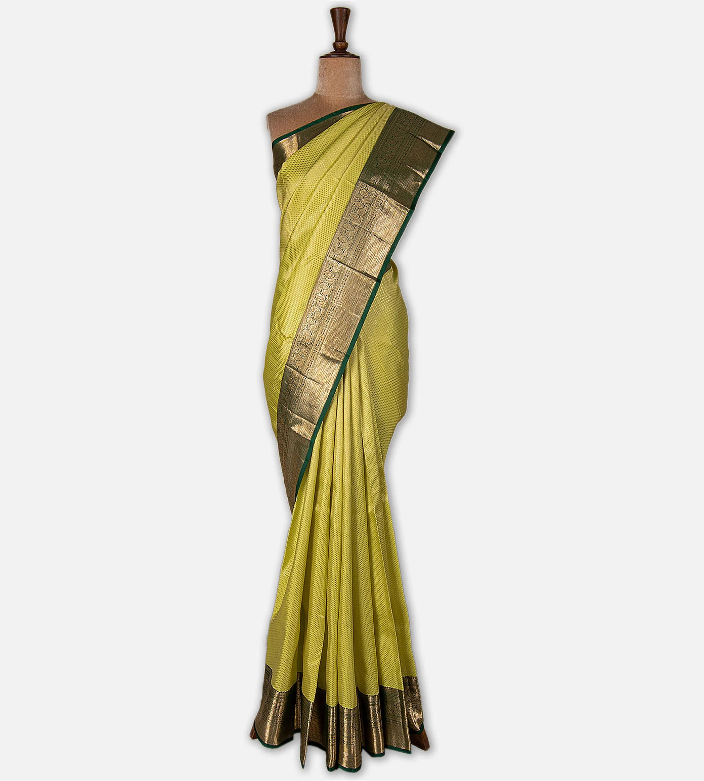 lime-yellow-kanchipuram-silk-saree-d12142062-b