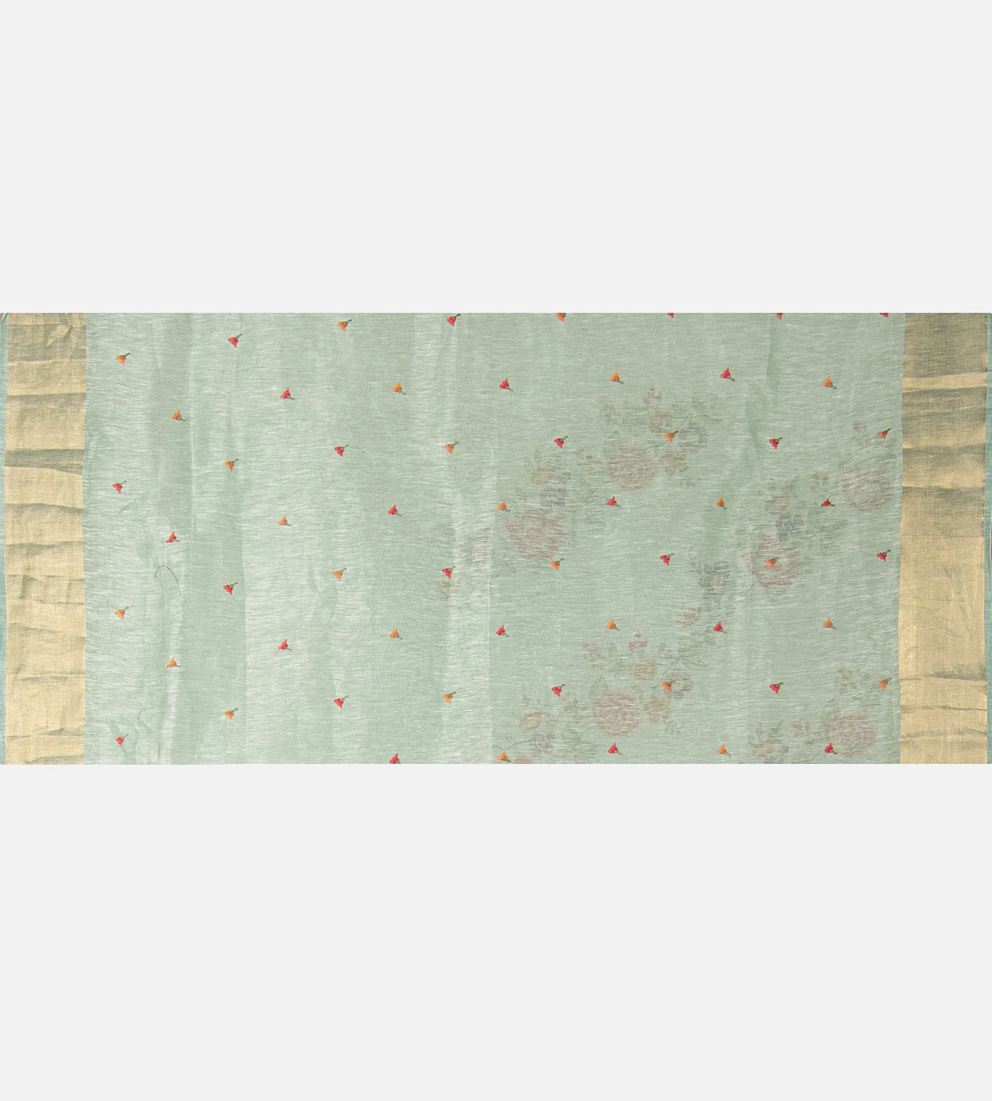 pastel-green-linen-saree-d05105515-d