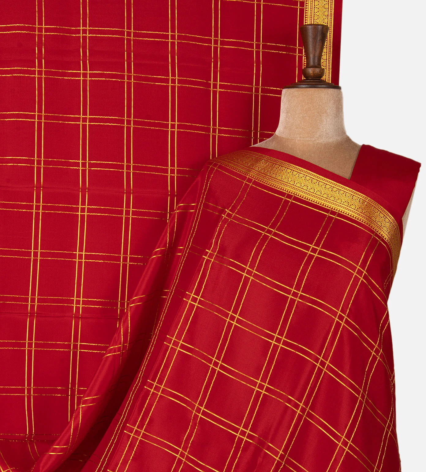 red-mysore-crepe-saree-d12142336-a