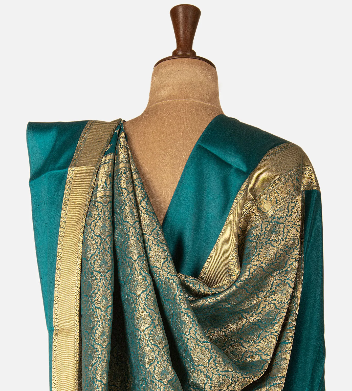 deep-teal-mysore-crepe-saree-d11138486-c