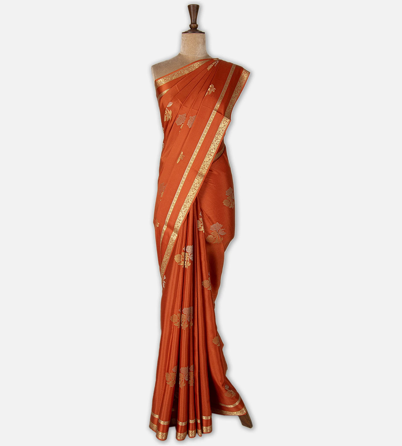 orange-mysore-crepe-saree-d11138475-b