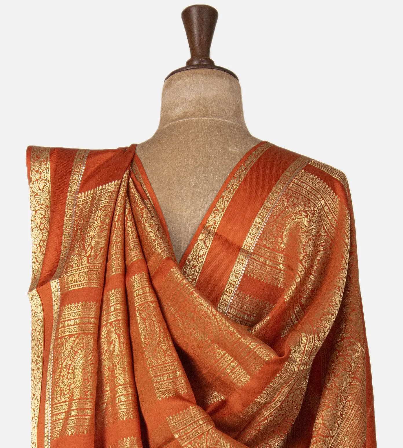 orange-mysore-crepe-saree-d11138475-c