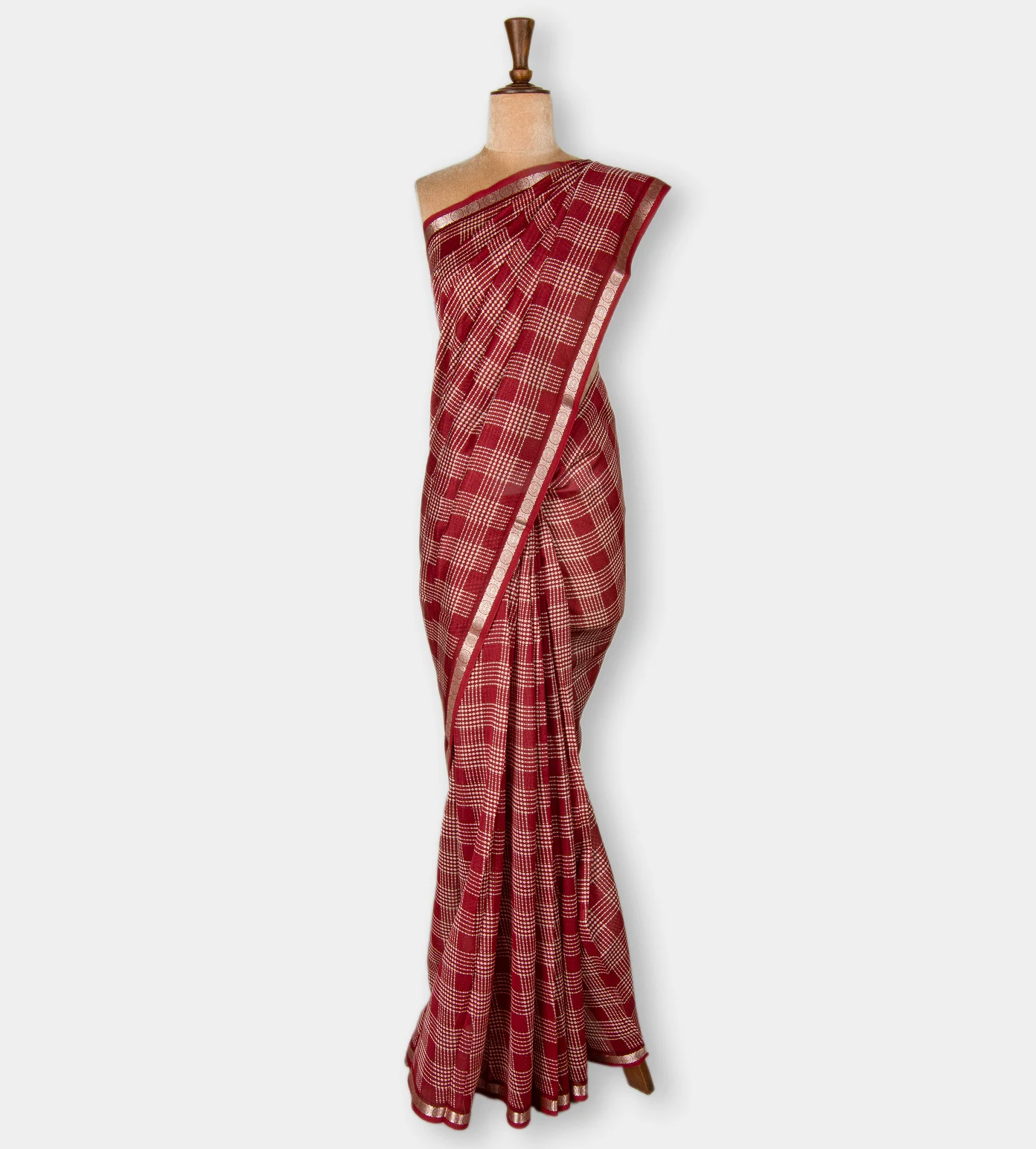 maroon-chanderi-cotton-saree-d09123795-b