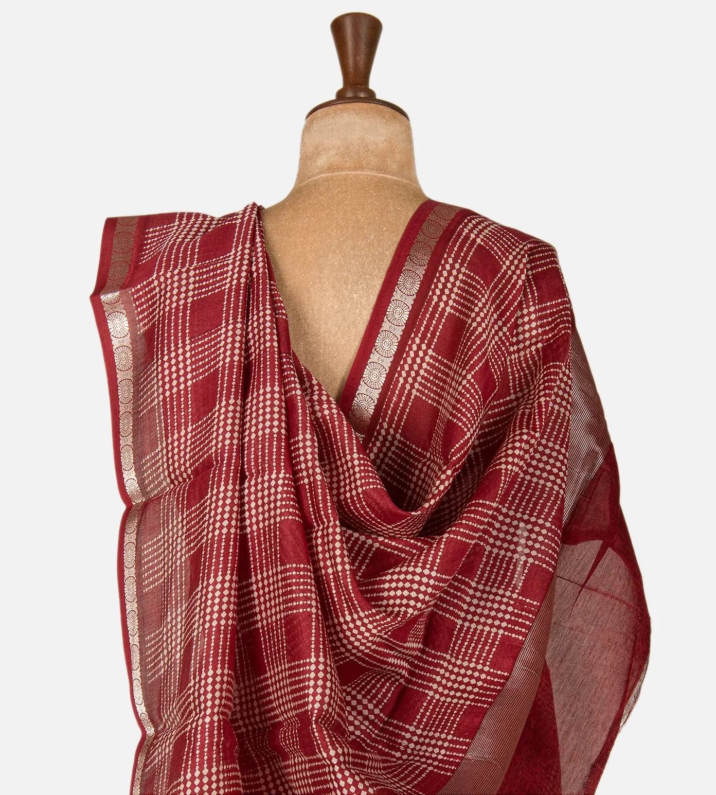maroon-chanderi-cotton-saree-d09123795-c