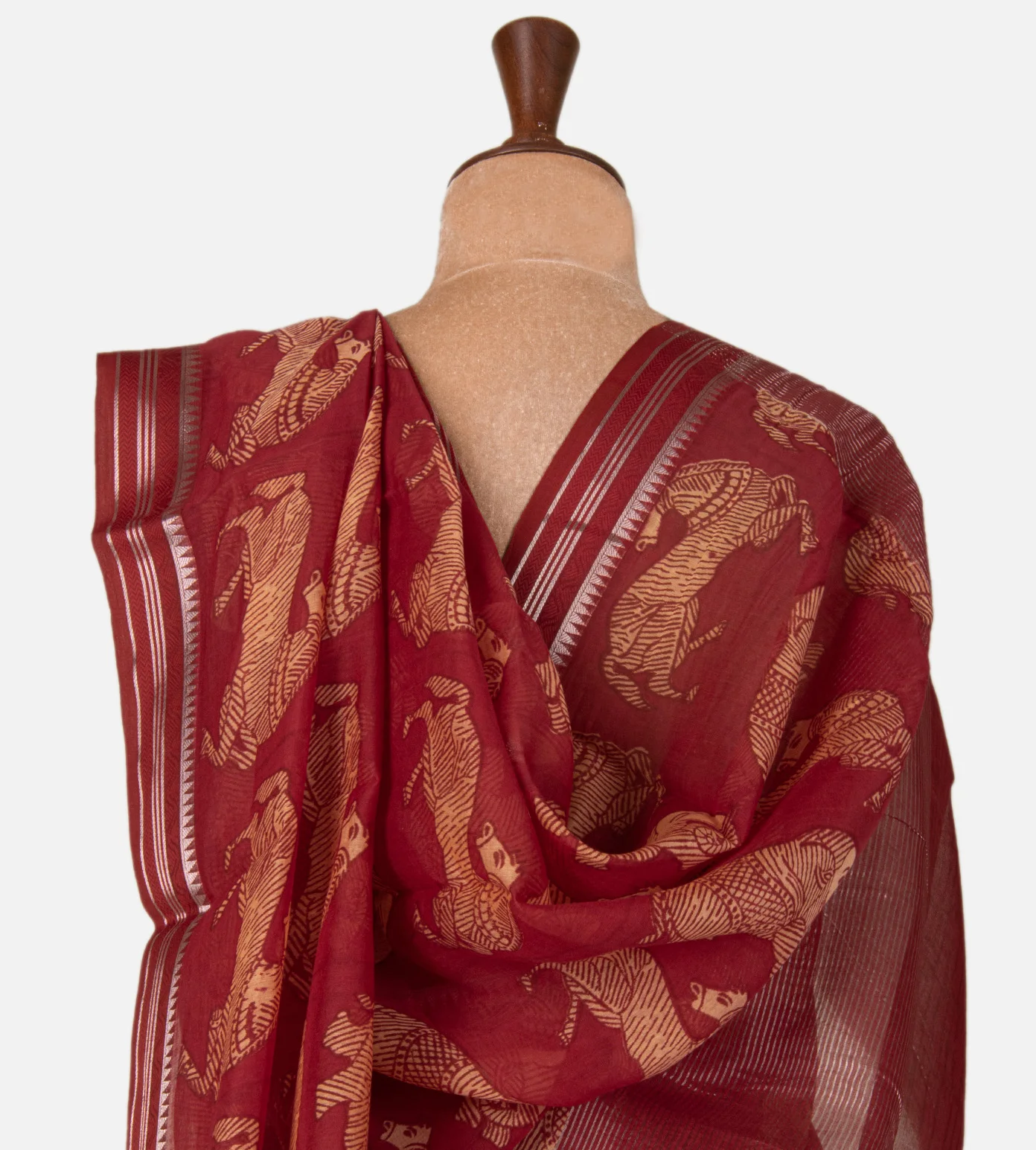 red-chanderi-cotton-saree-c0964807-c