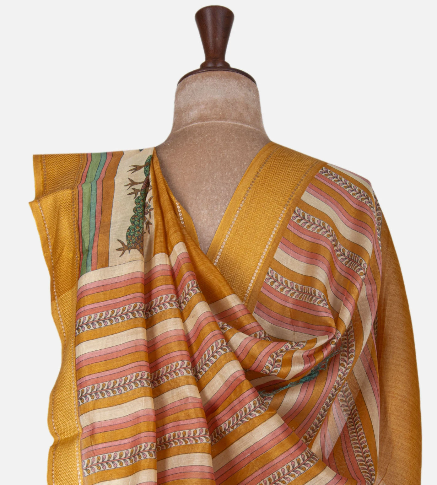 tangerine-yellow-chanderi-cotton-saree-d0190450-c