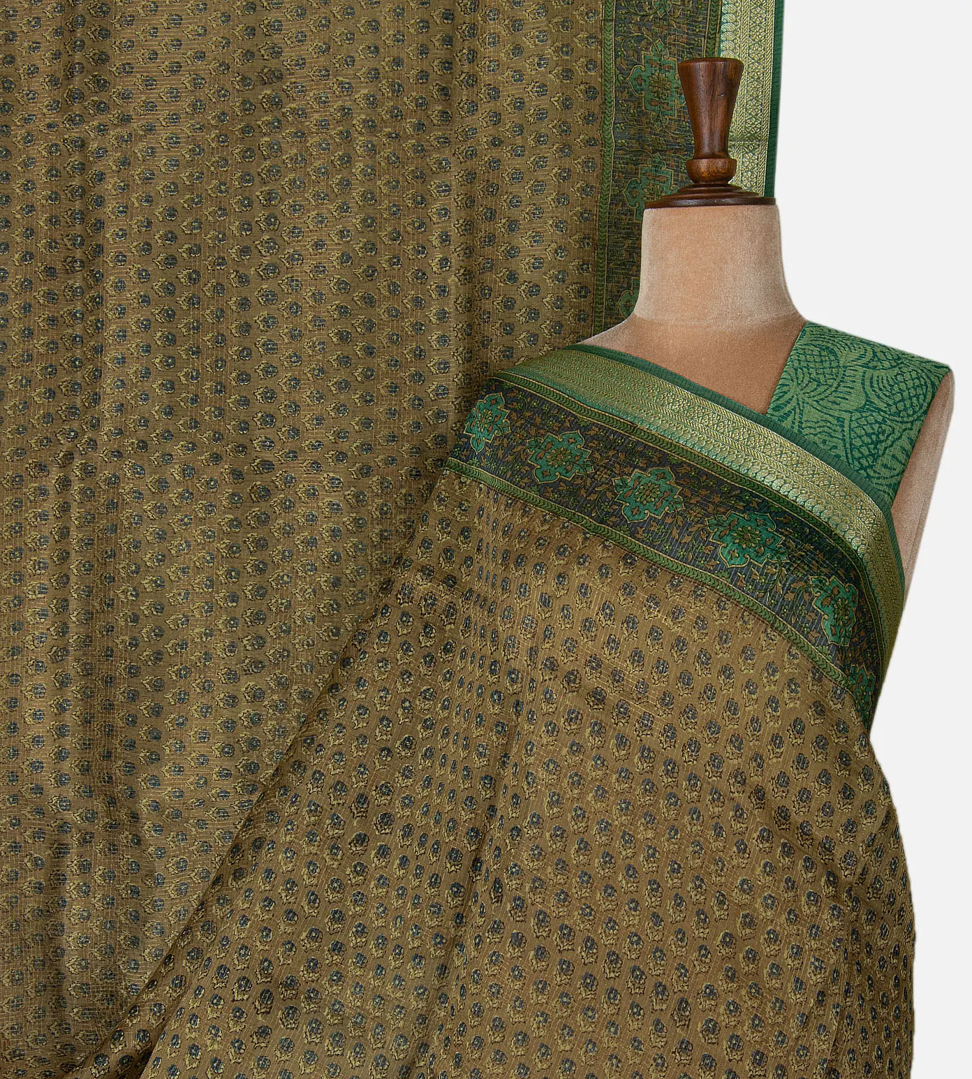 green-chanderi-cotton-saree-d04101485-a