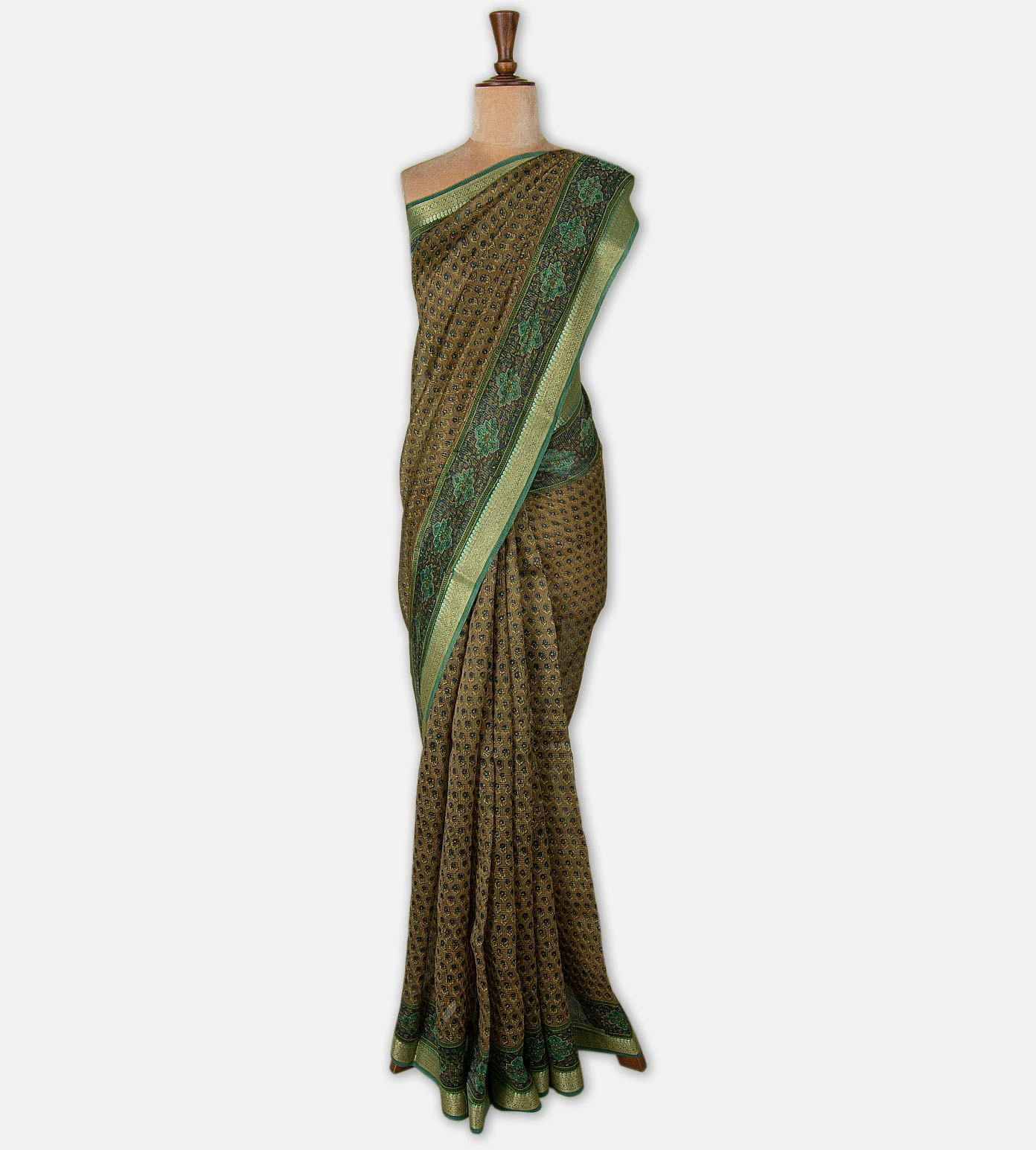 green-chanderi-cotton-saree-d04101485-b