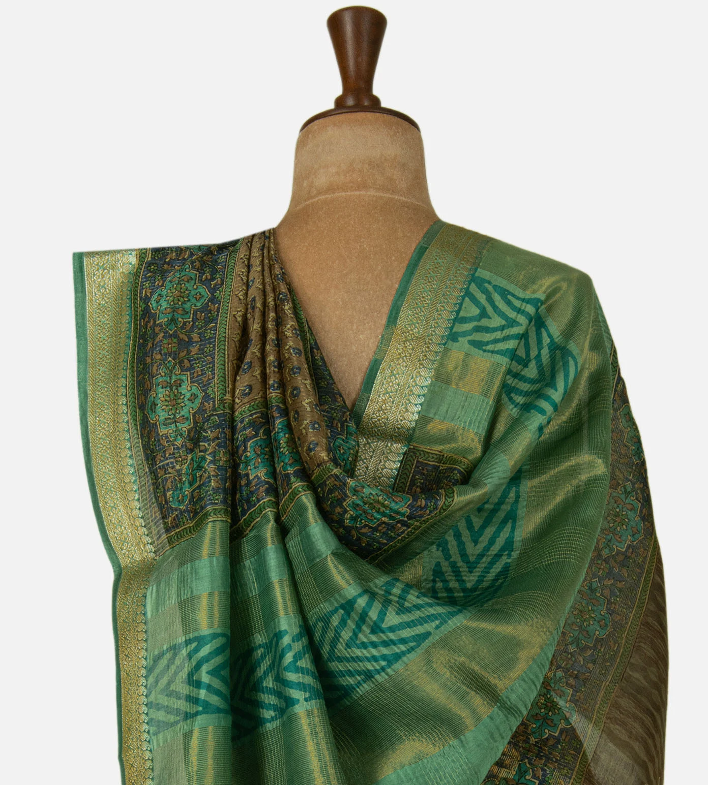 green-chanderi-cotton-saree-d04101485-c