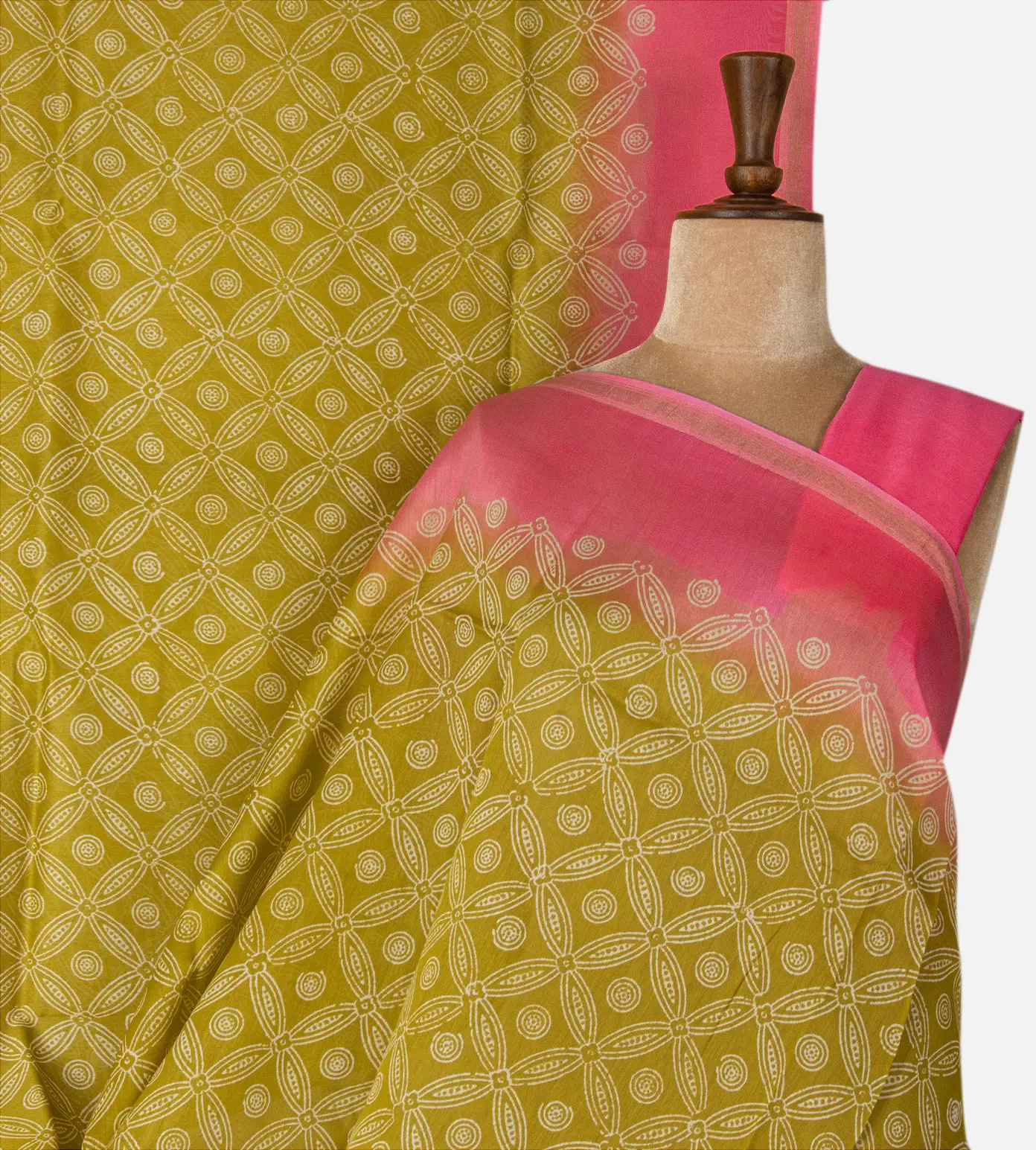 green-chanderi-cotton-saree-d09124424-a