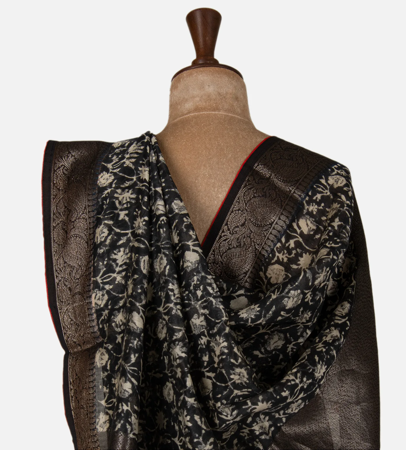 black-chanderi-cotton-saree-d10133896-c