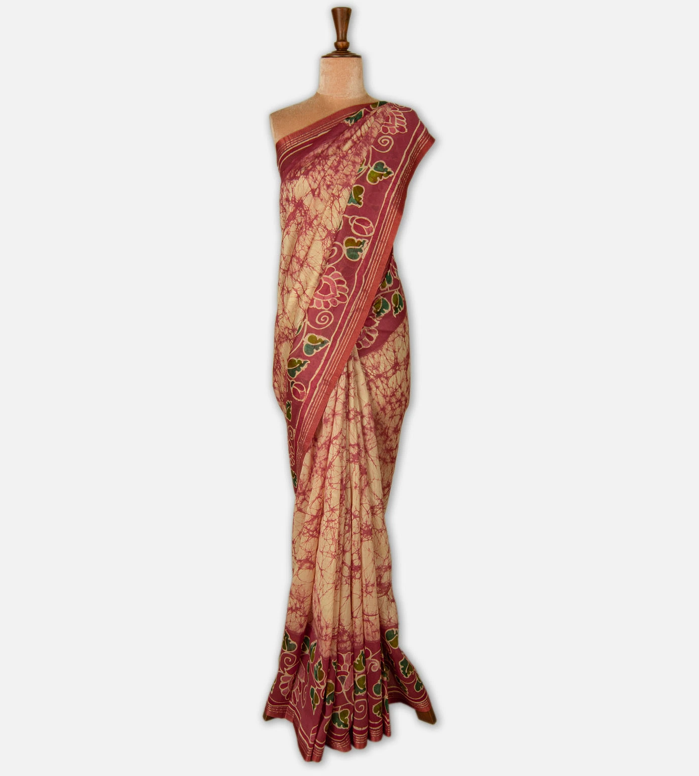 off-white-chanderi-cotton-saree-d11135081-b